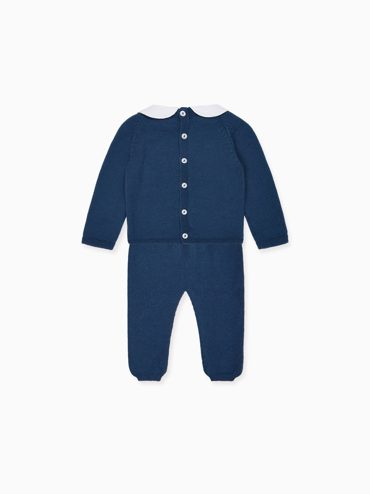 Petrol Blue Ellis Merino Baby Knitted Gift Box Set