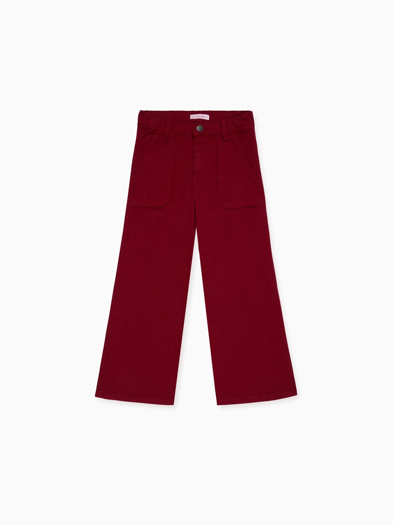 Burgundy Enola Girl Wide Leg Jeans