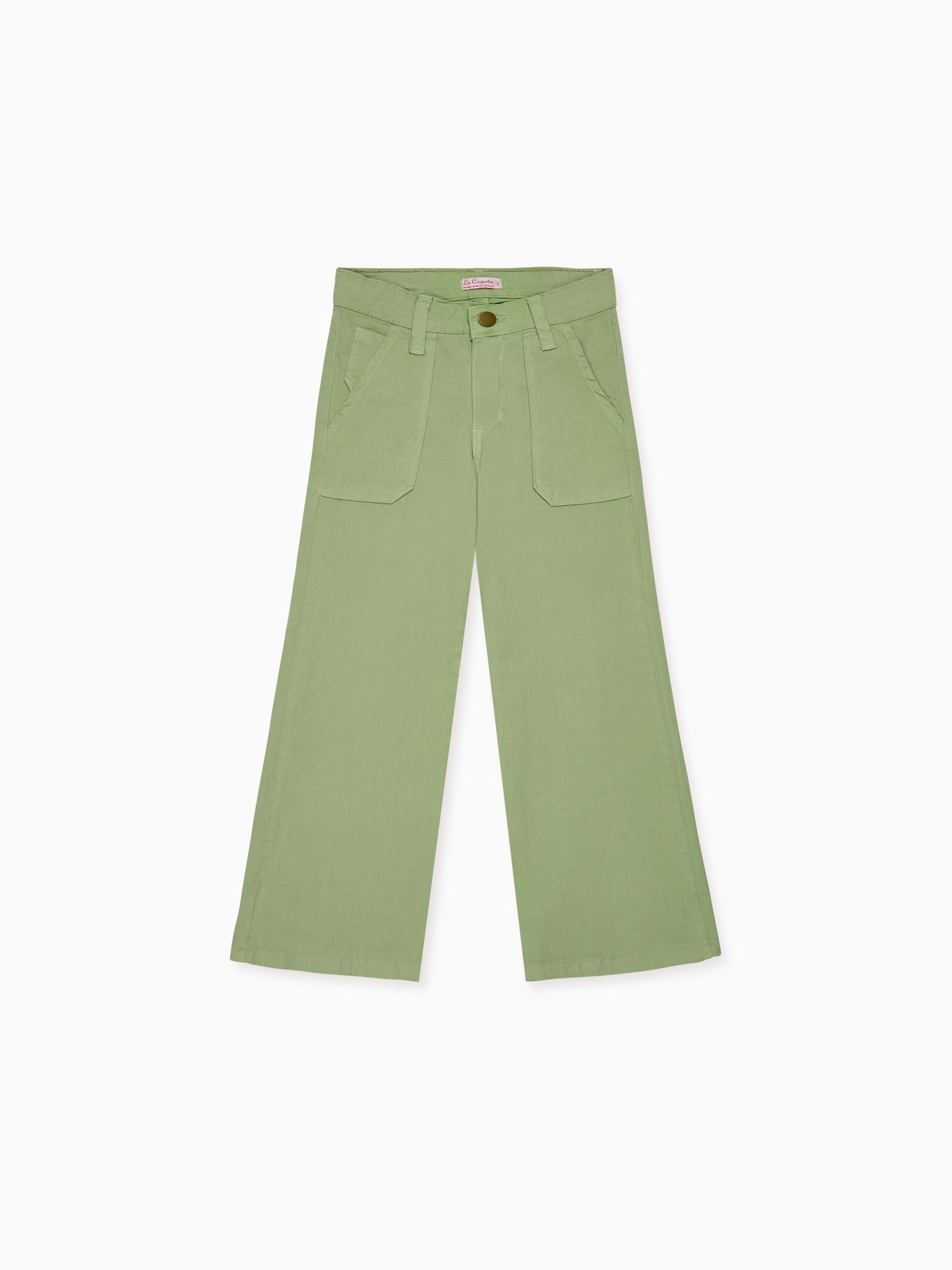 Green Enola Girl Wide Leg Jeans
