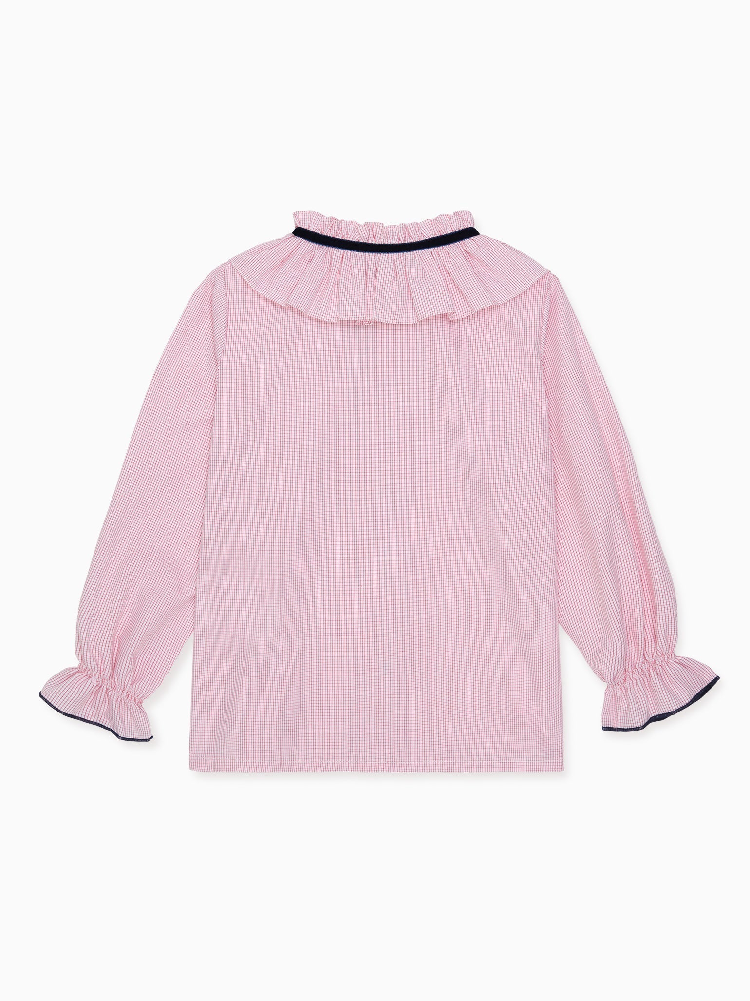 Red Check Felixa Girl Long Sleeve Shirt