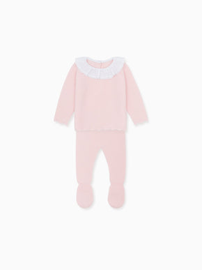Pink Fernanda Cashmere Baby Girl Set