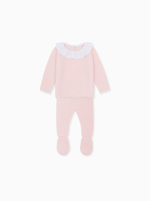 Pink Fernanda Cashmere Baby Girl Set