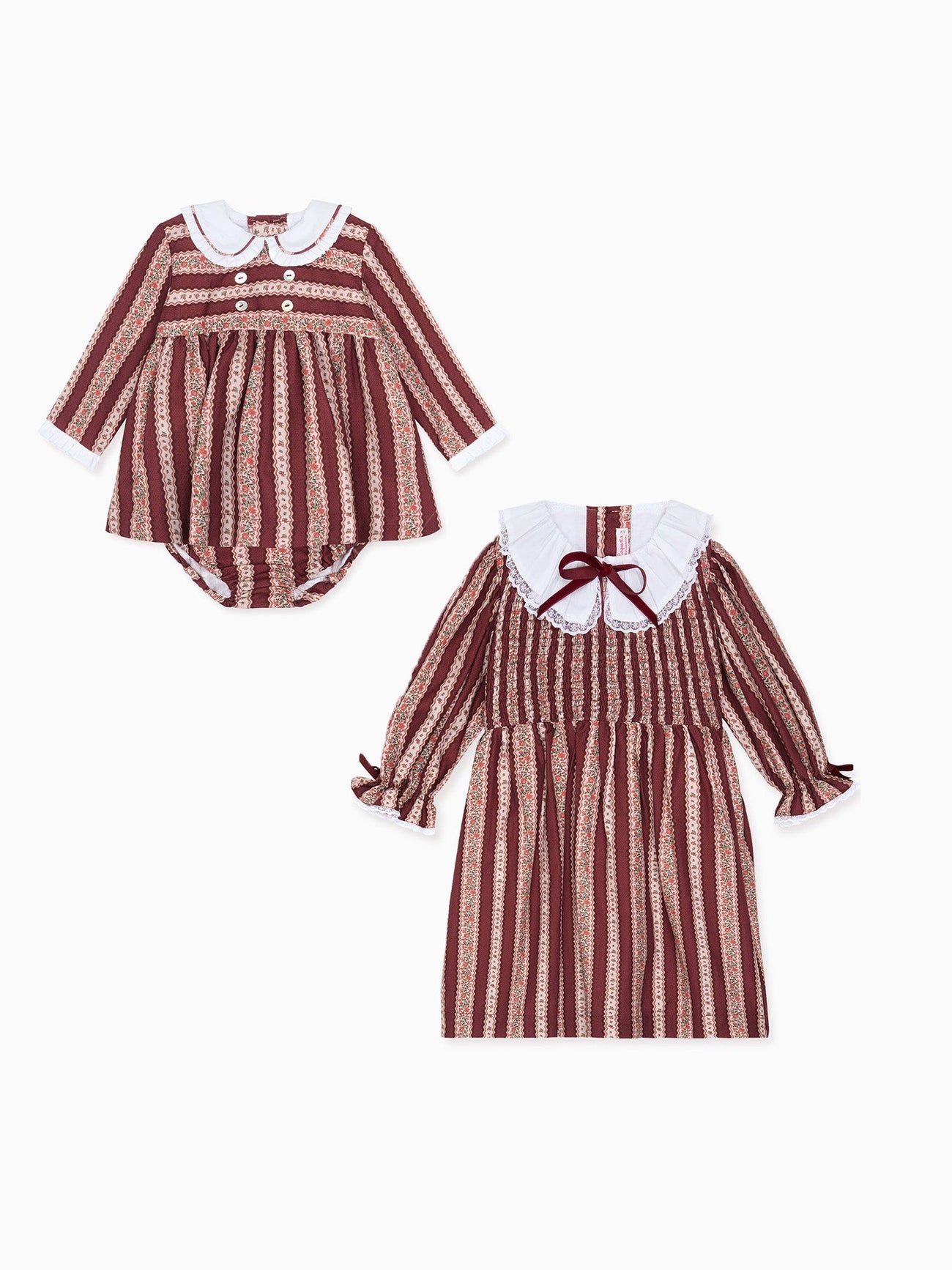 Festa Girl Dress & Eliza Baby Girl Set Outfit Bundle