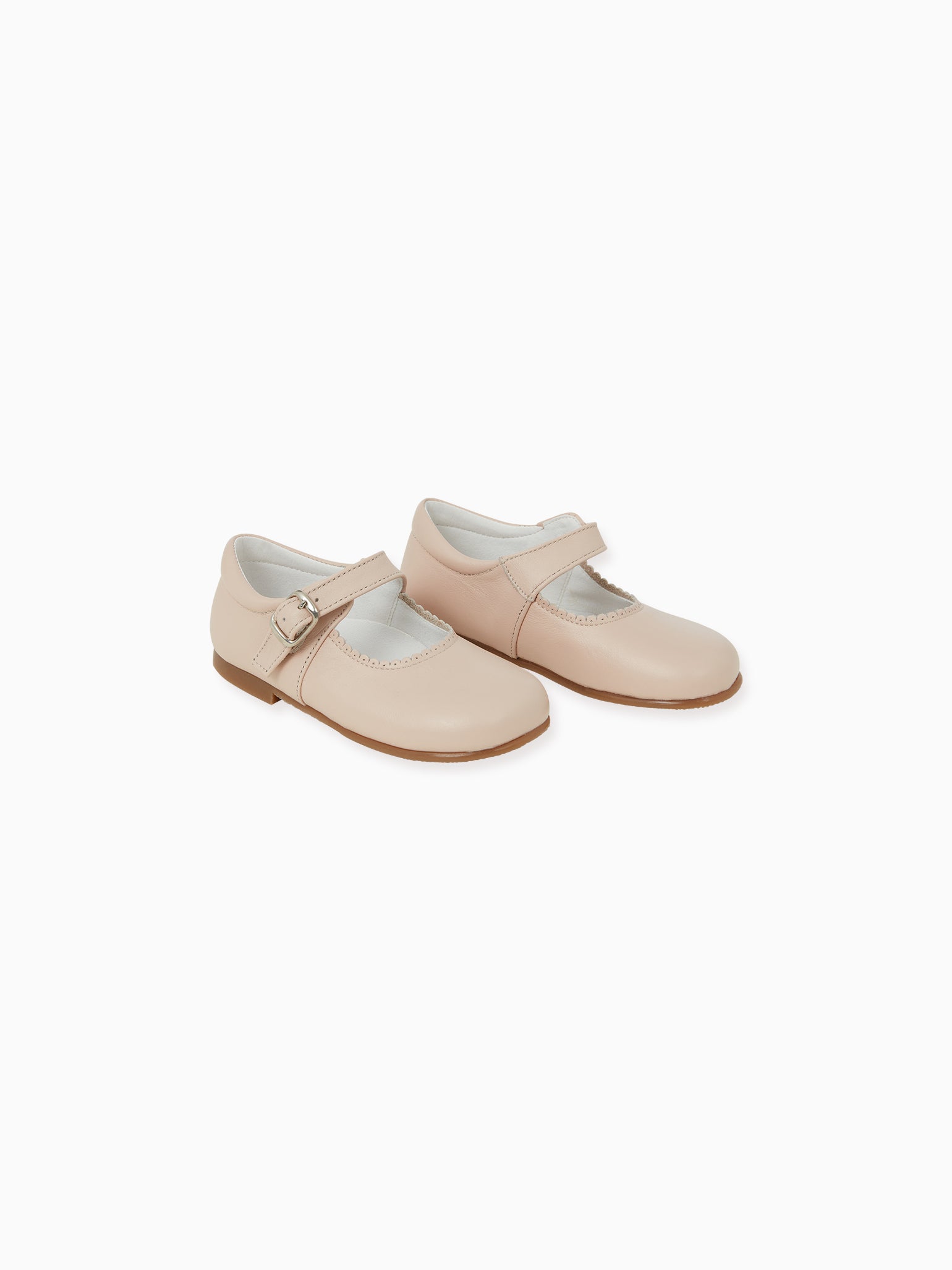 Blush Leather Toddler Mary Jane Shoes