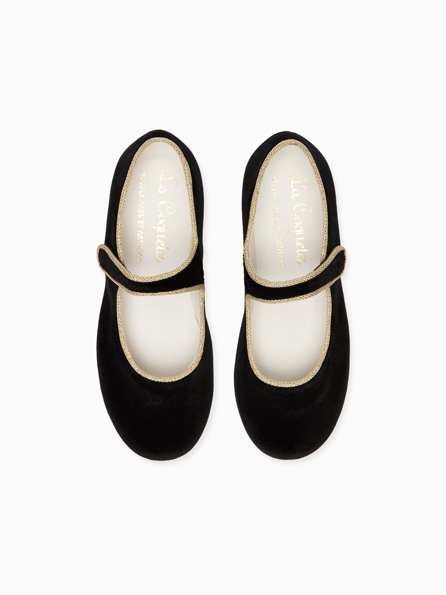 Black Velvet Girl Mary Jane Shoes