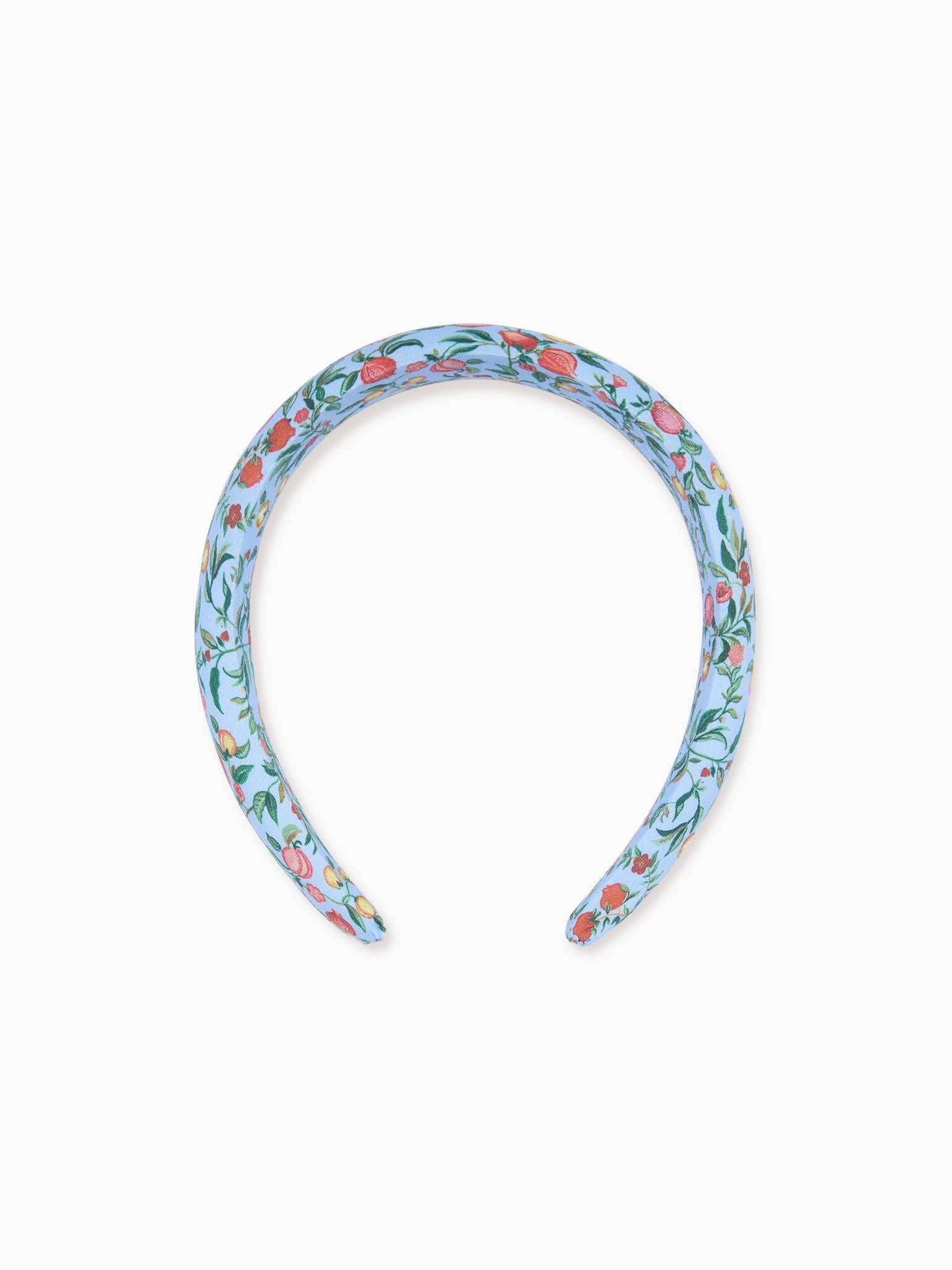 Blue Pomegranate Girl Wide Headband