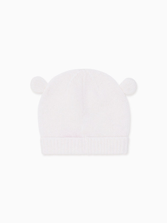 Ivory Gloria Cashmere Baby Hat