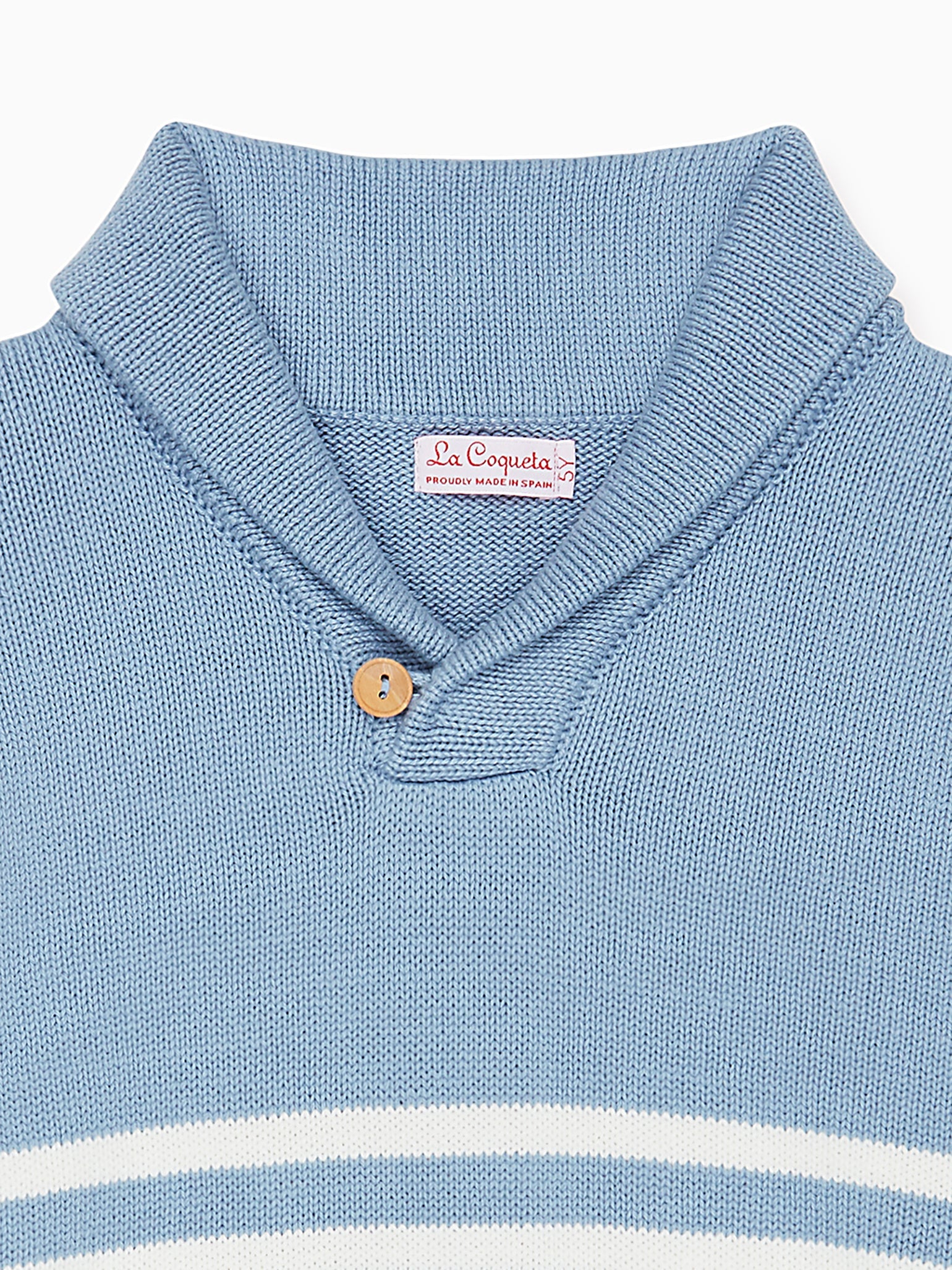 Blue Stripe Goyo Boy Cotton Jumper