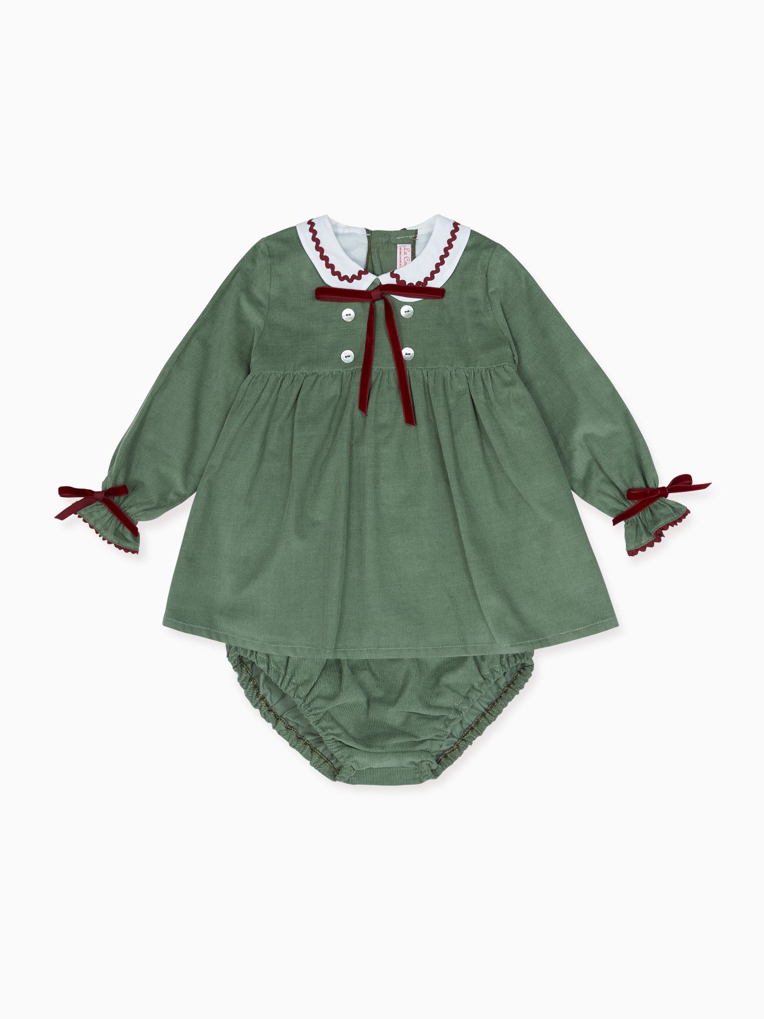 Green Granada Baby Girl Set