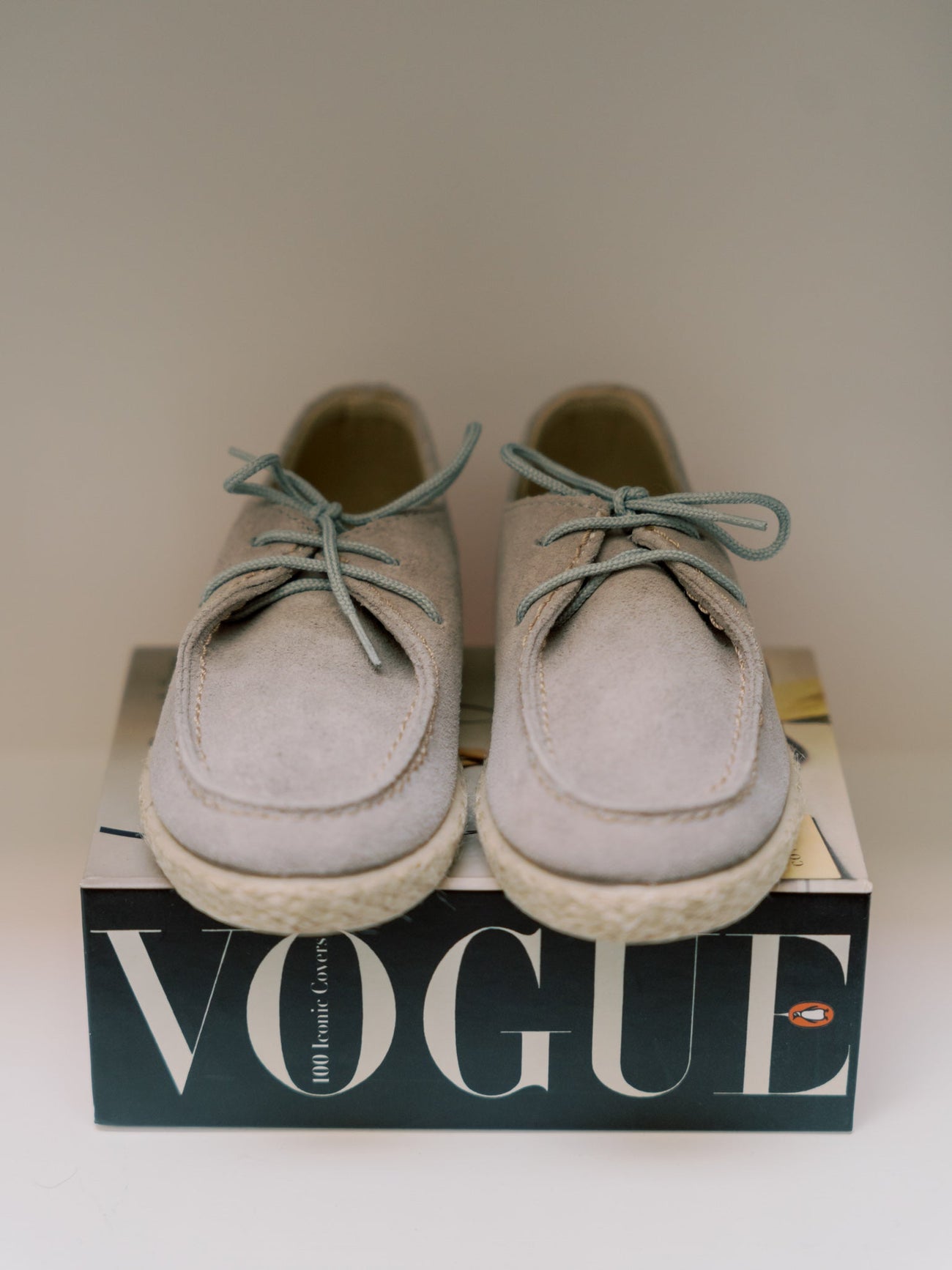 Grey Maddox Suede Boy Espadrille