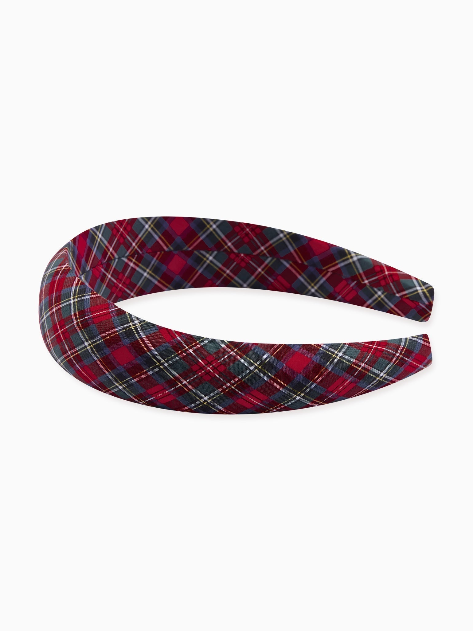 Red Tartan Girl Wide Hairband