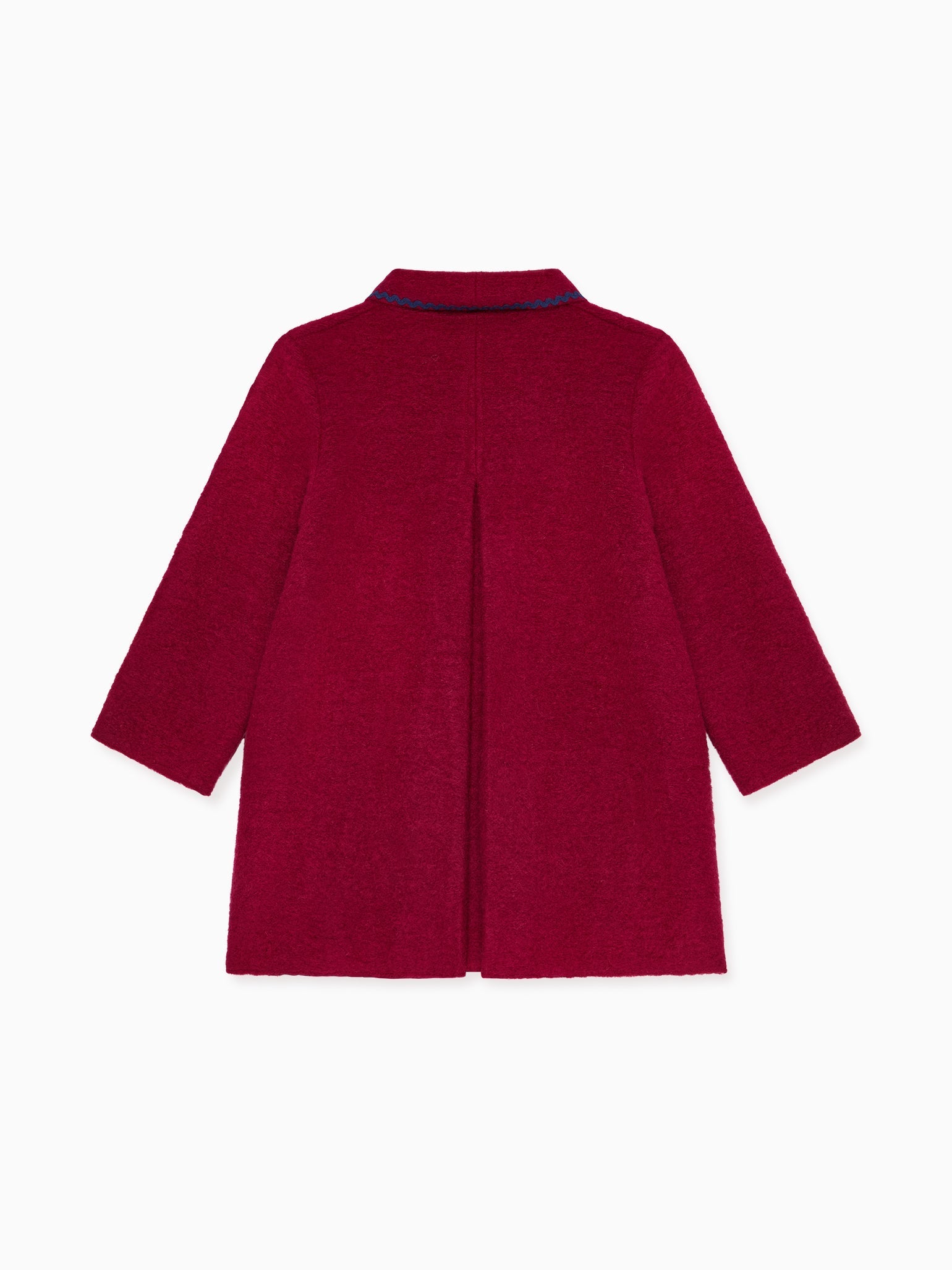 Burgundy Henrietta Girl Coat