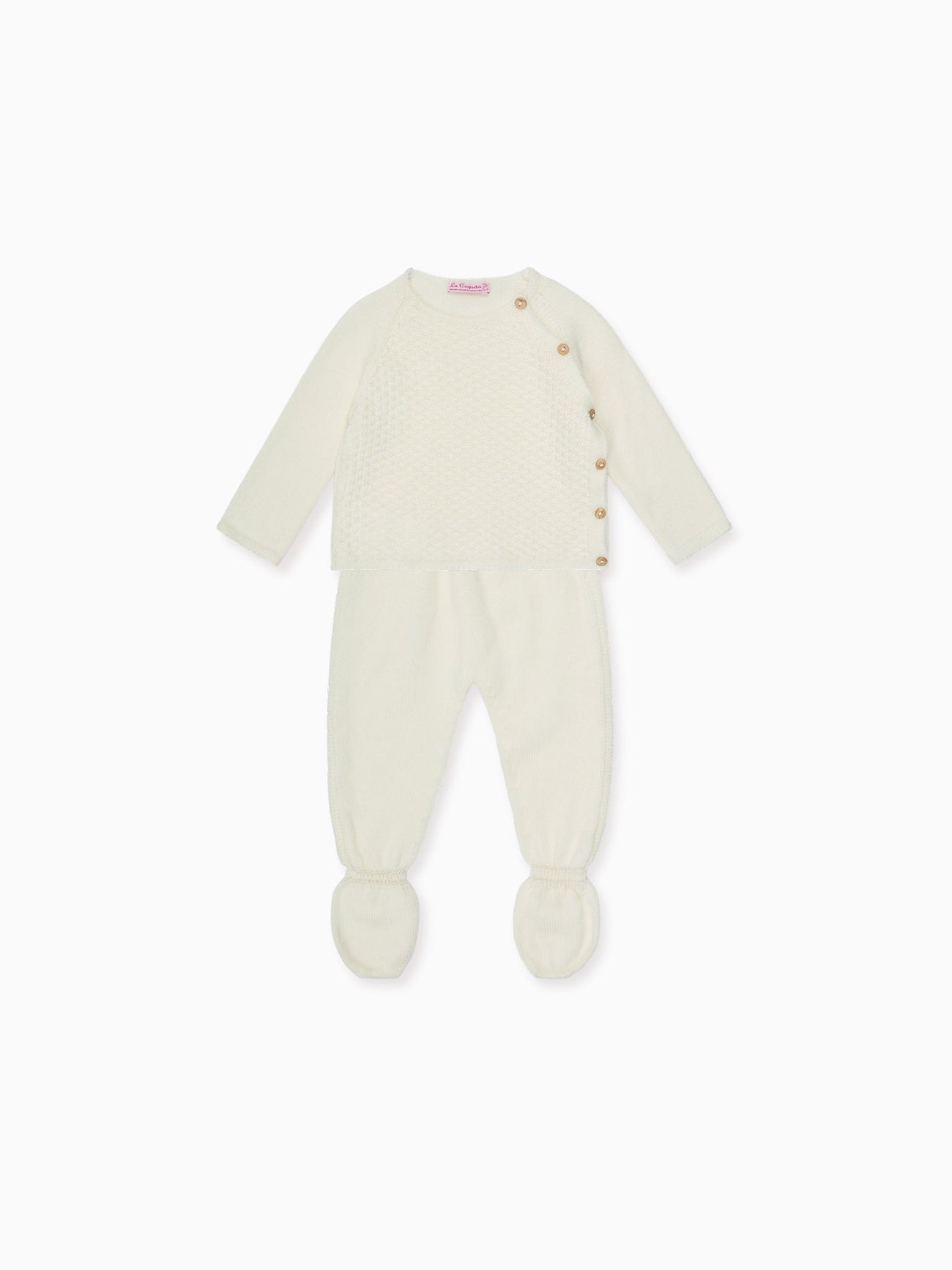 Ivory Irie Merino Baby Knitted Set