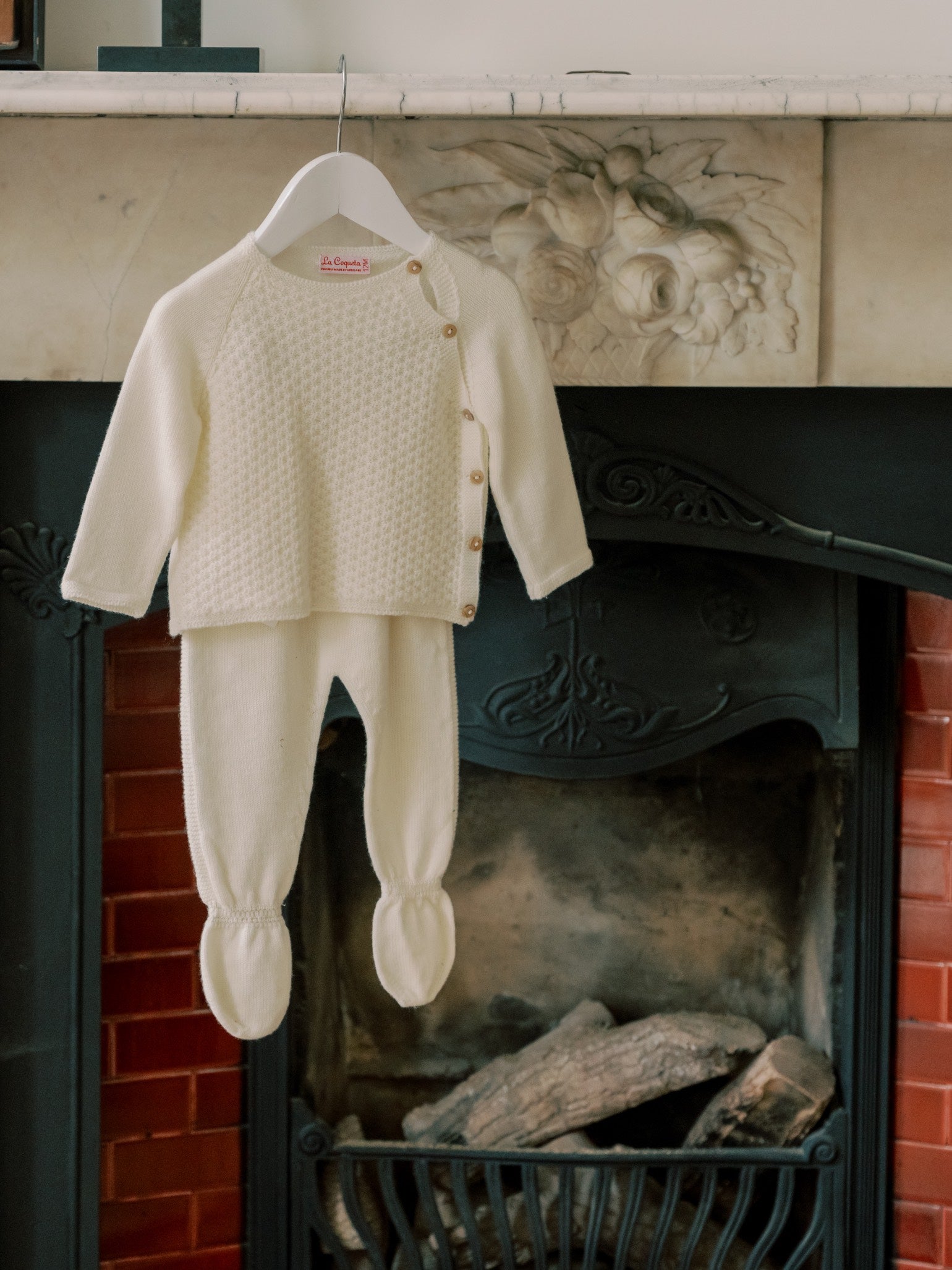 Ivory Irie Merino Baby Knitted Set