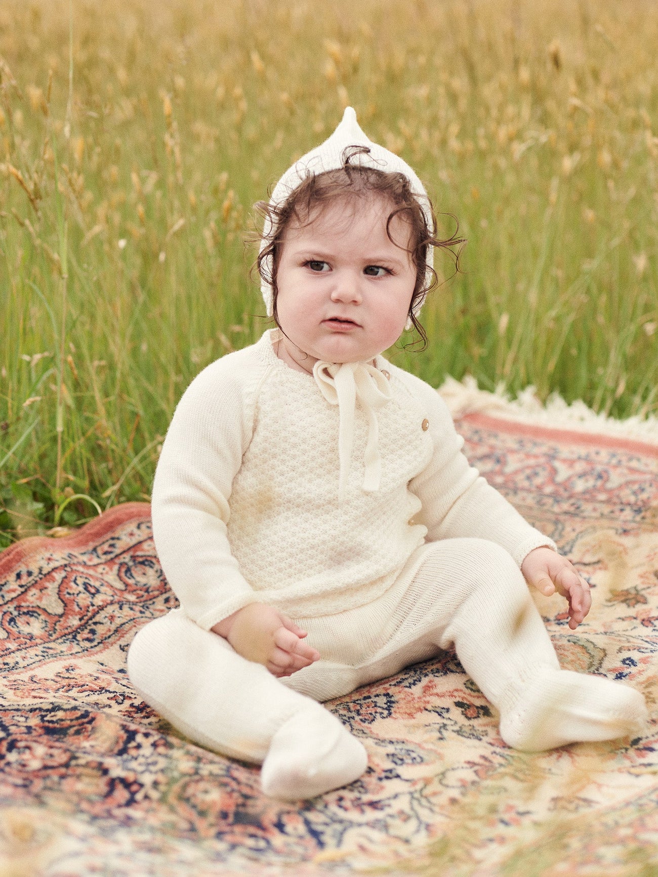 Ivory Irie Merino Baby Knitted Gift Box Set