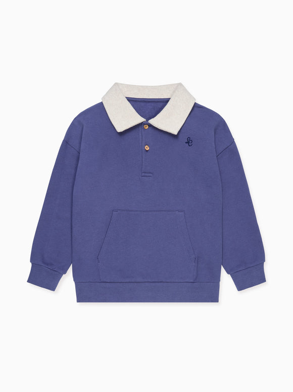 Dark Blue Ivan Kids Sweatshirt