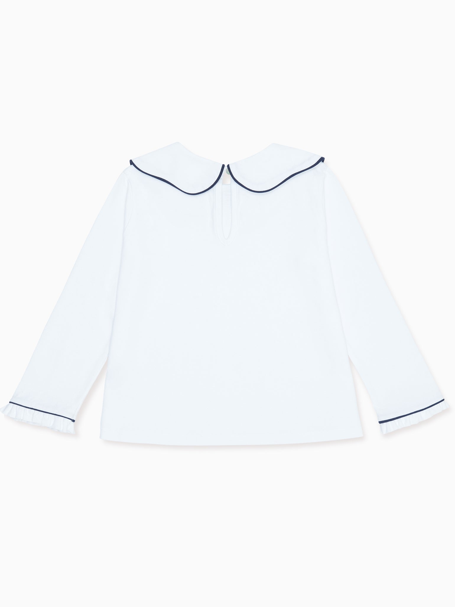 White Iziar Long Sleeve Girl Top