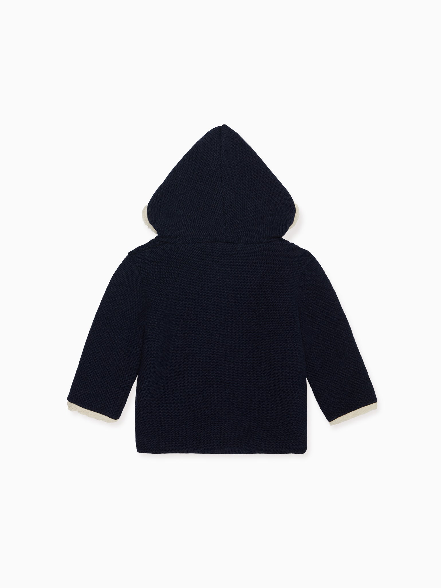 Navy Jimena Merino Baby Wool Jacket