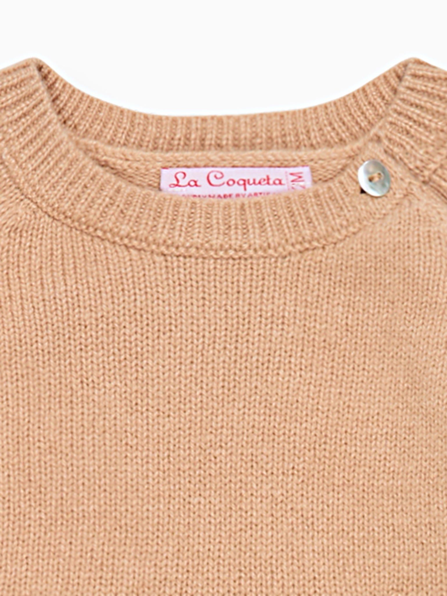 Camel Melange Juan Cashmere Baby Set