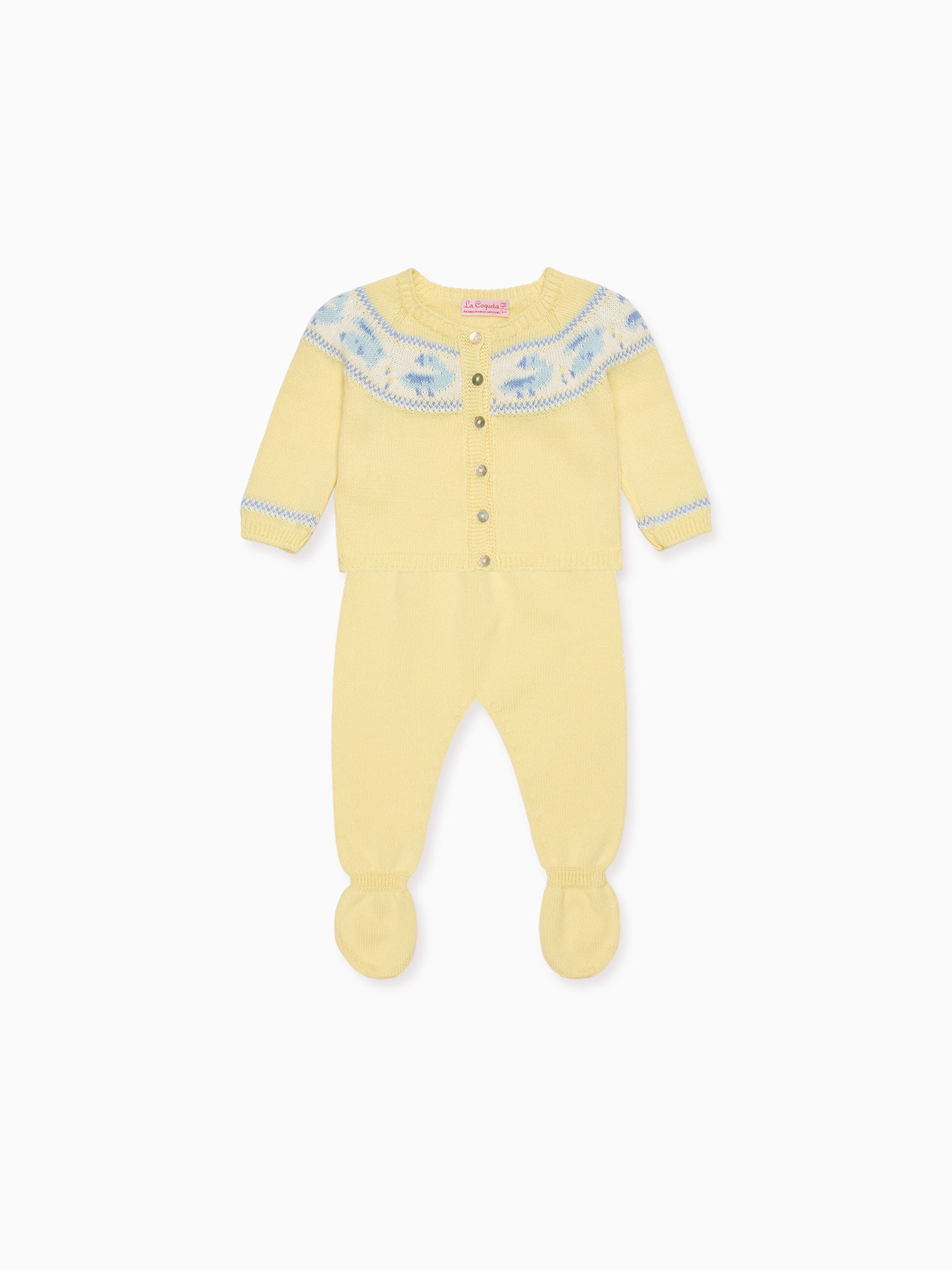 Lemon Kayra Cotton Baby Knitted Set