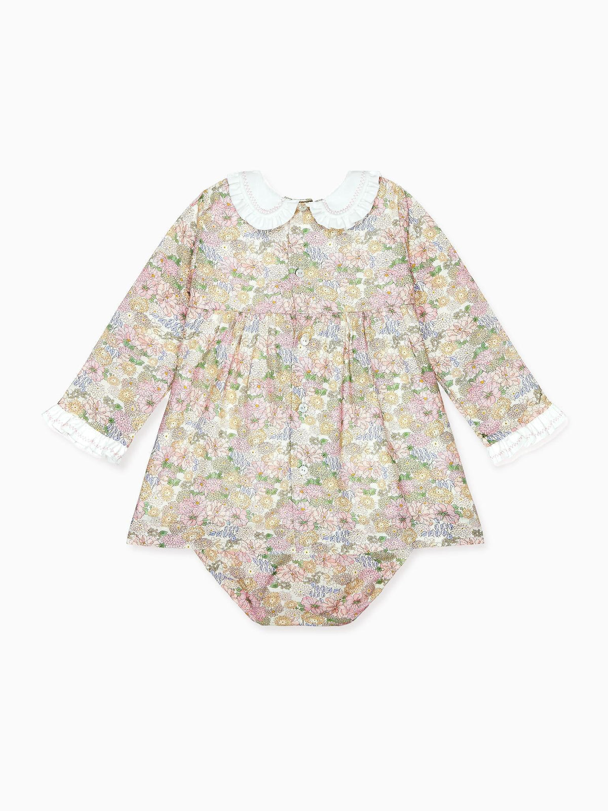 Pink Floral Laura Baby Girl Set