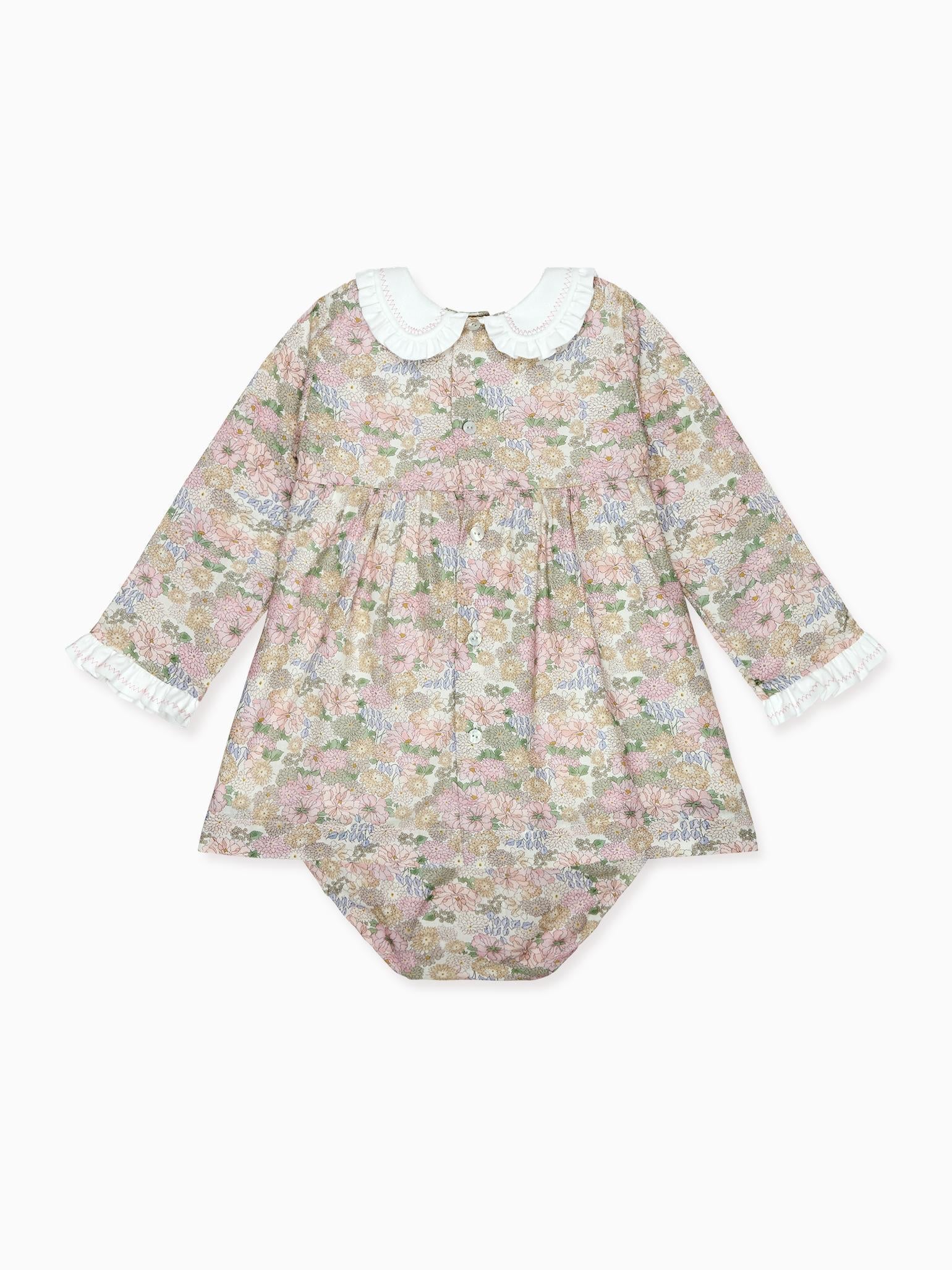 Pink Floral Laura Baby Girl Set