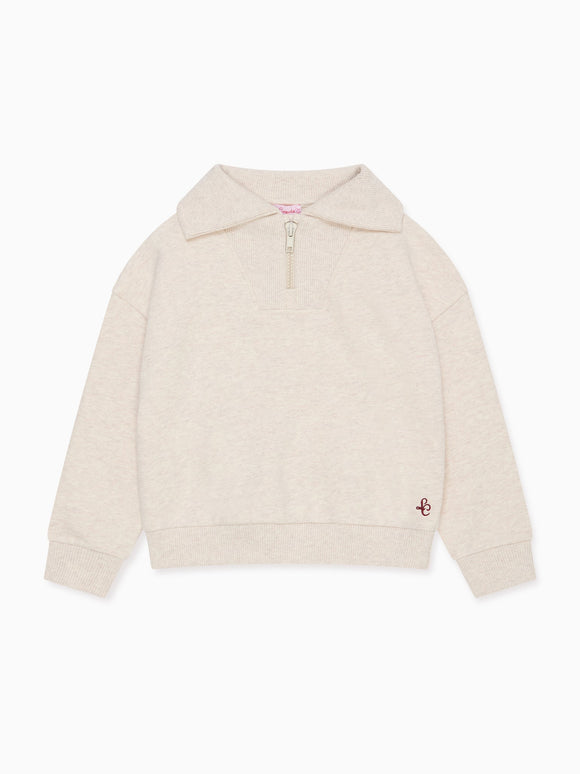 Oatmeal Laza Kids Sweatshirt