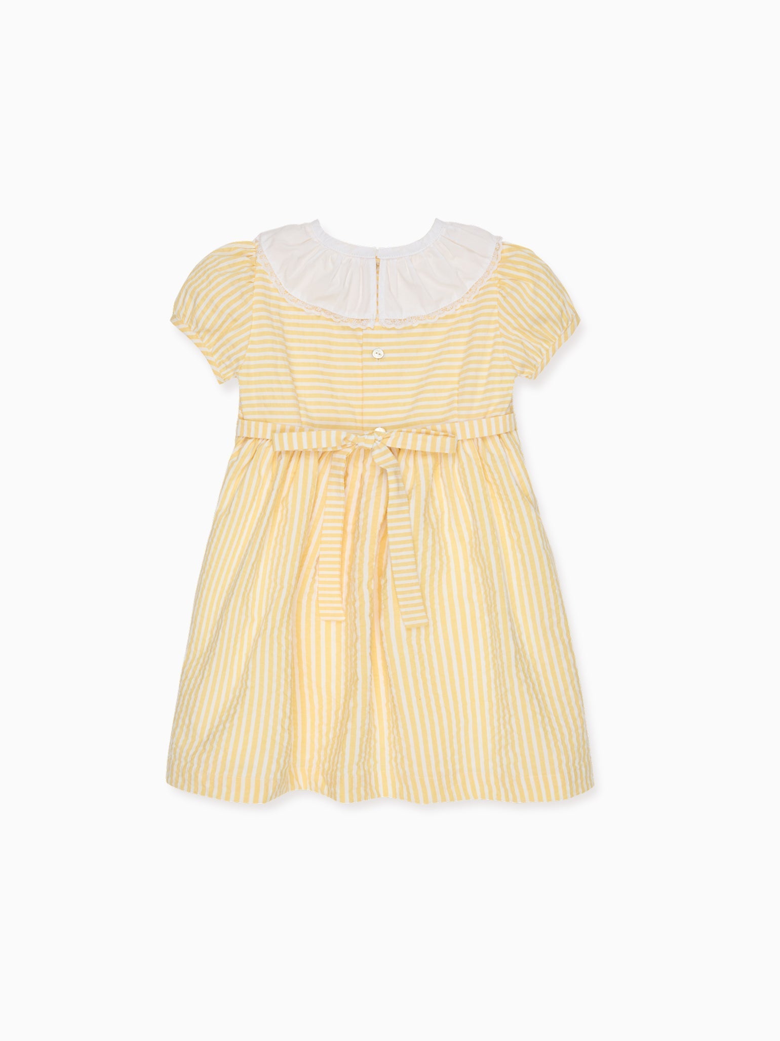 Lemon Stripe Liliana Girl Dress