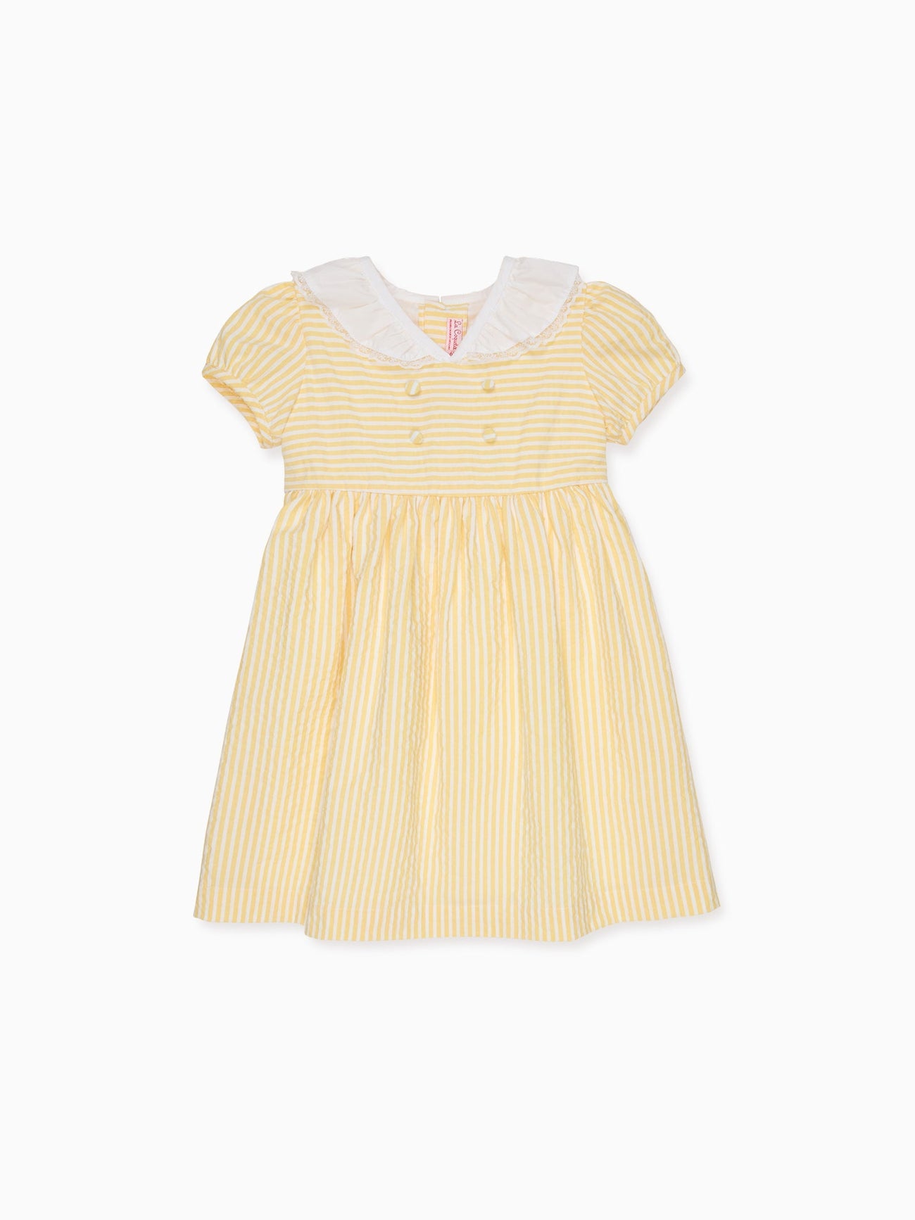 Lemon Stripe Liliana Girl Dress