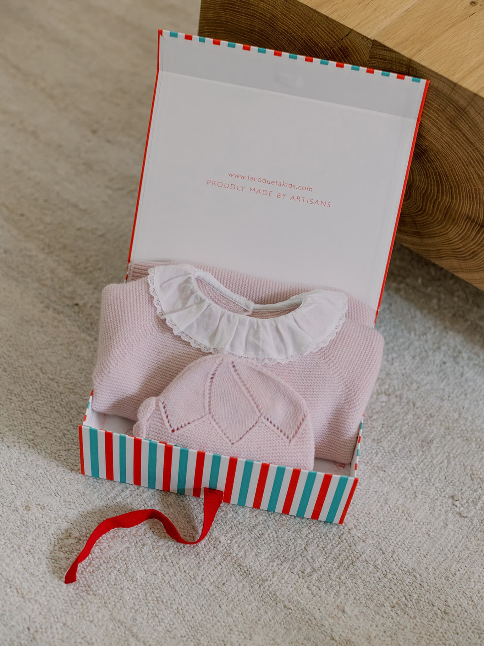 Pink Loretta Merino Baby Girl Set