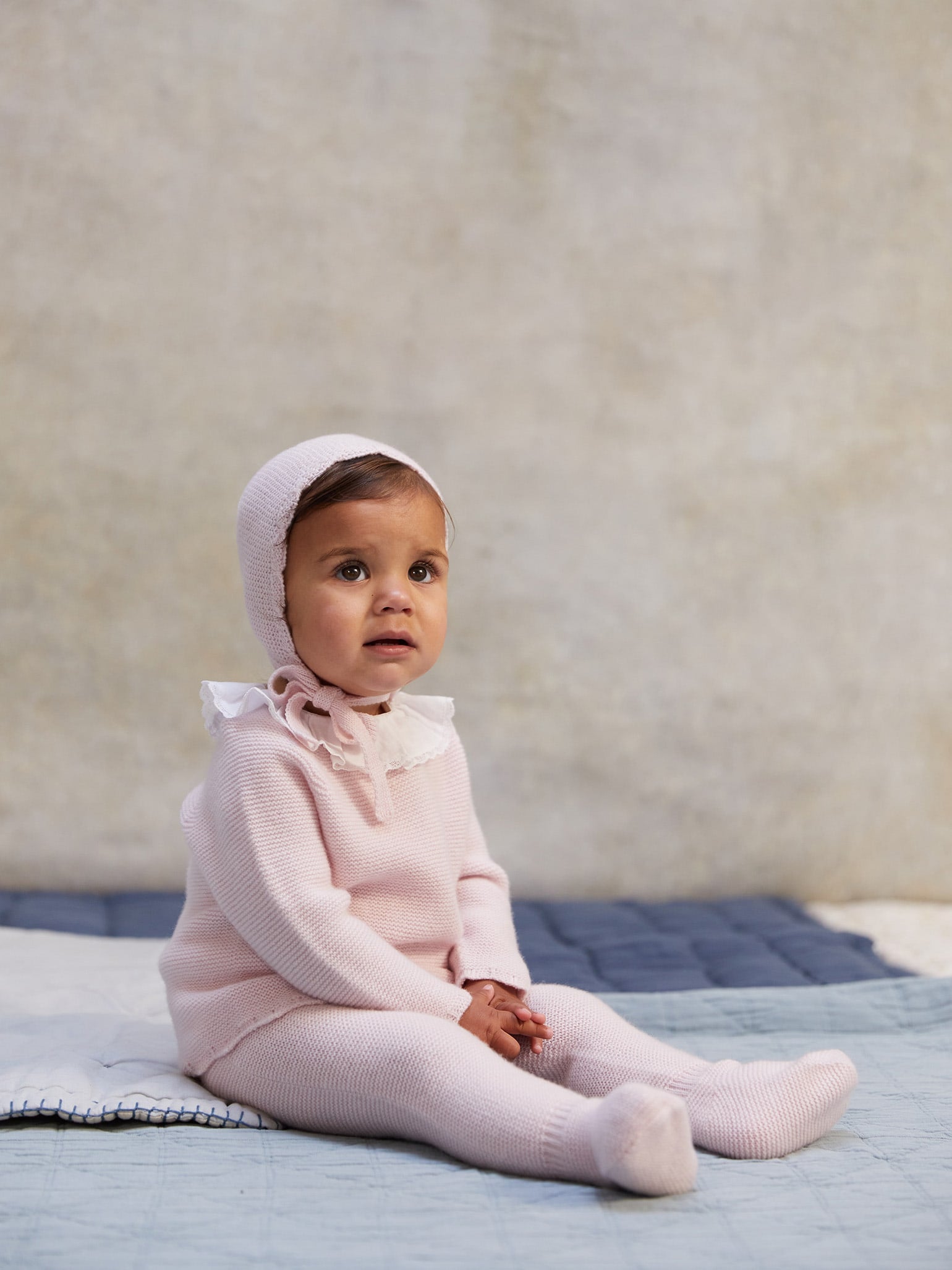 Pink Fernanda Cashmere Baby Girl Set