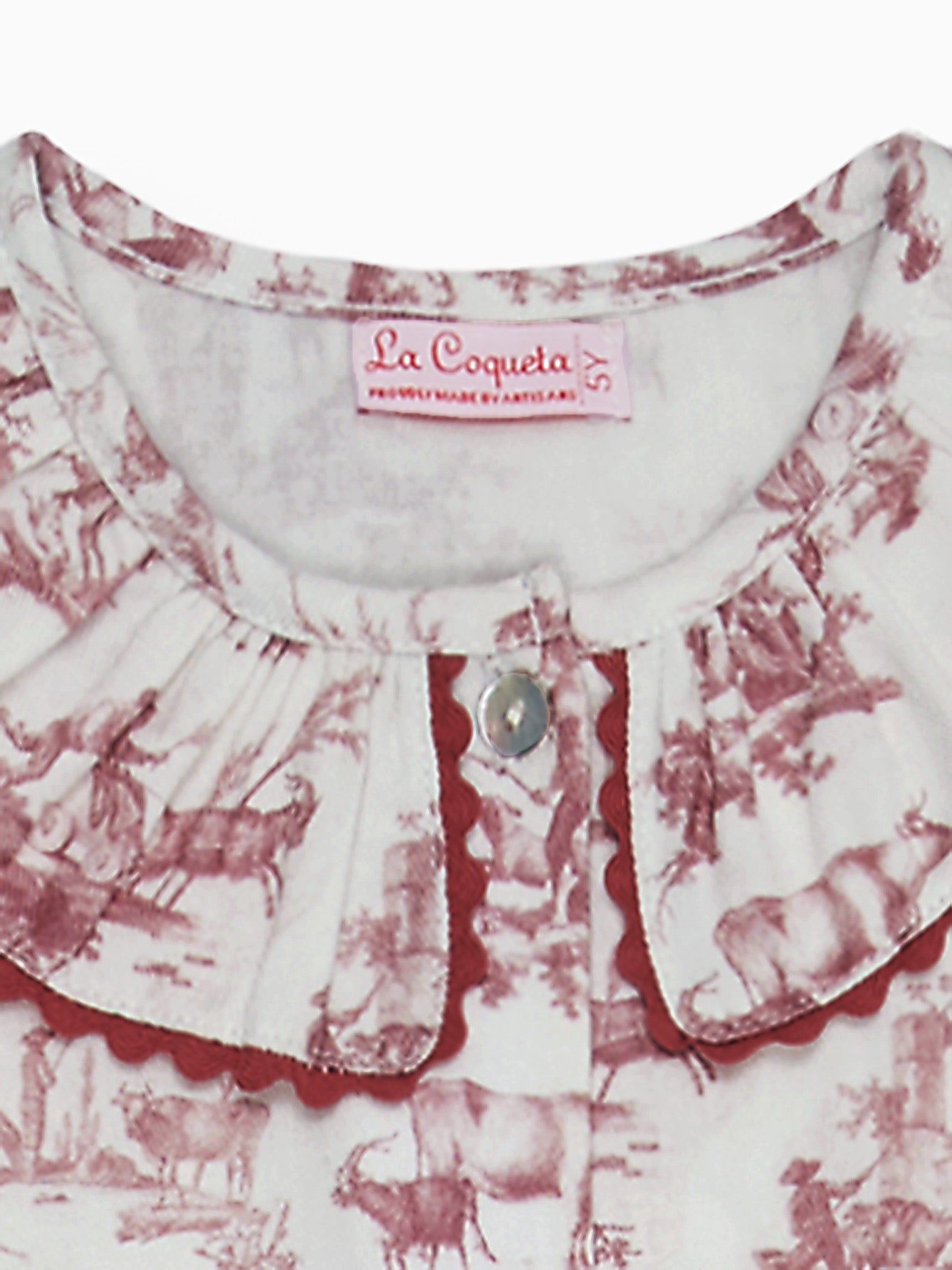 Red Toile Lorna Girl Pyjamas