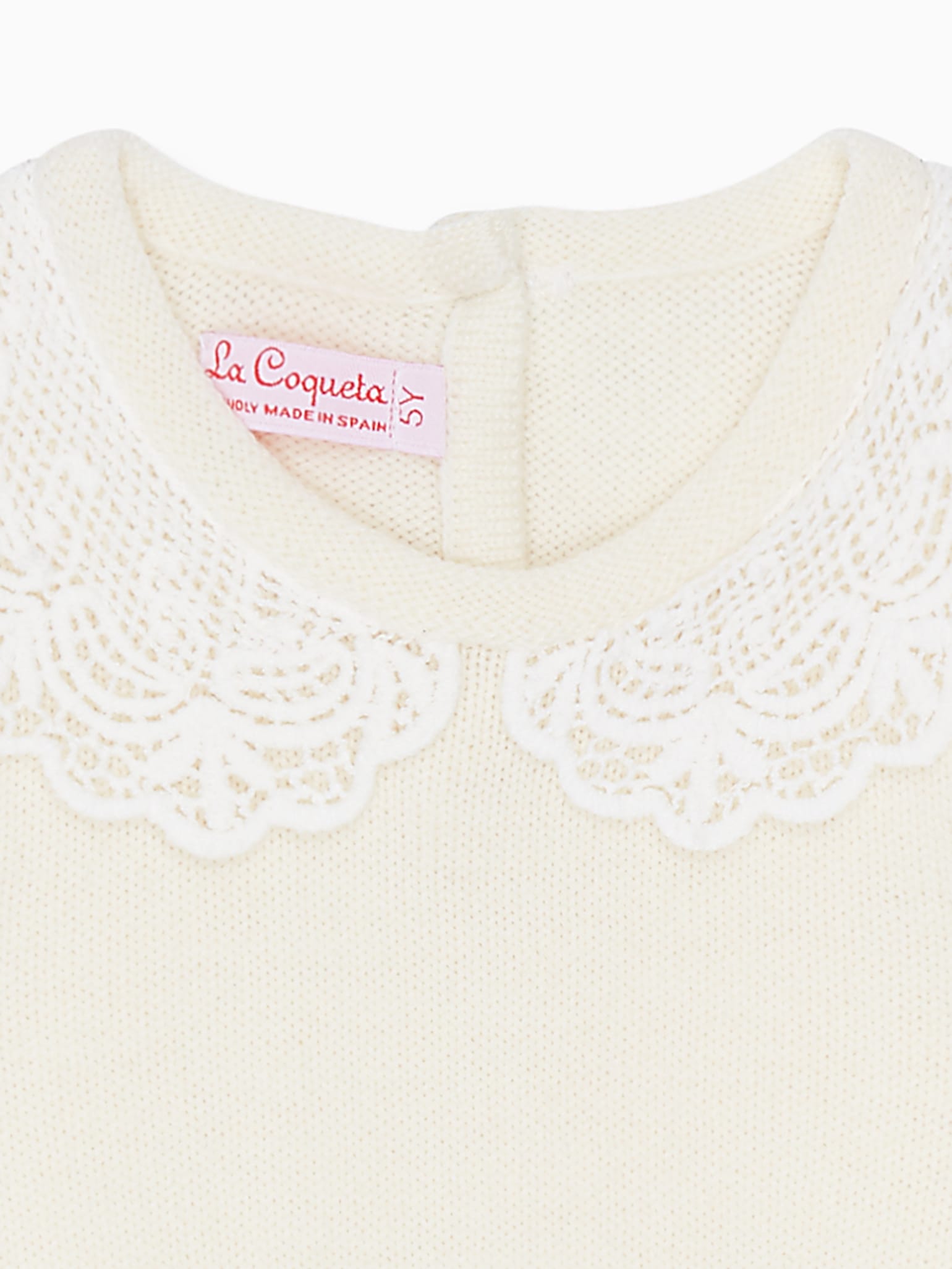 Ivory Luana Merino Girl Jumper
