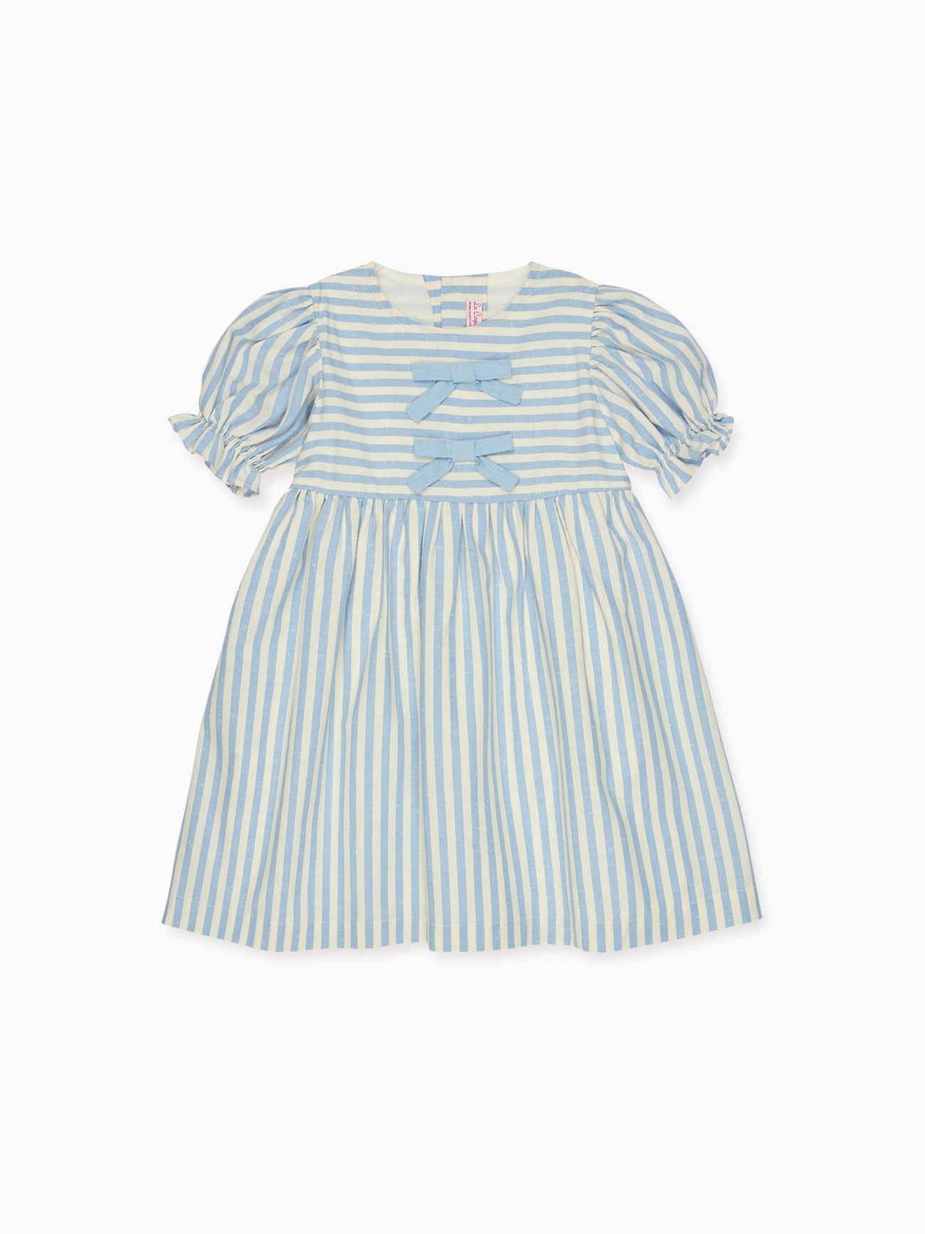 Blue Stripe Luciana Girl Dress