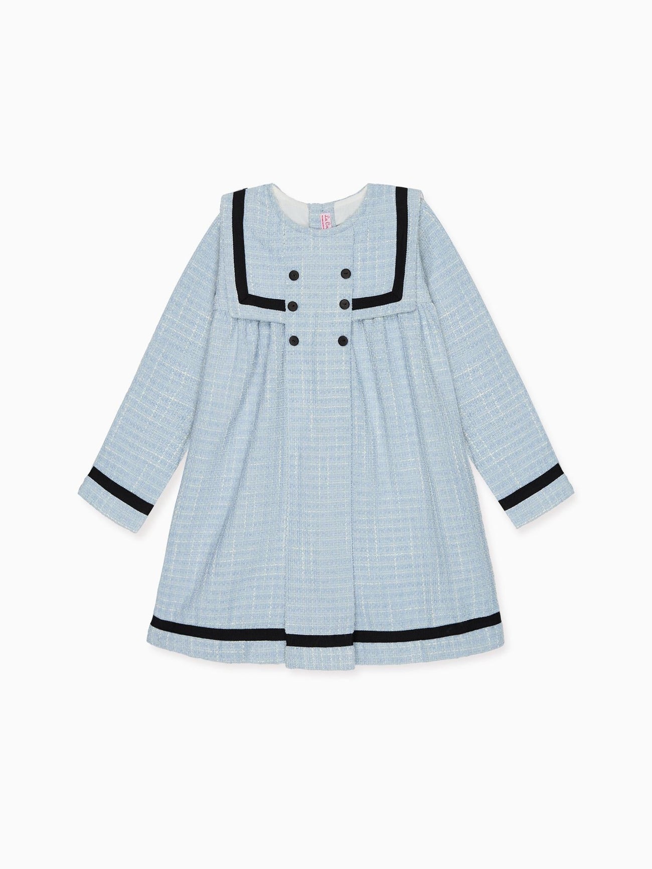 Dusty Blue Lucinda Girl Empire Dress