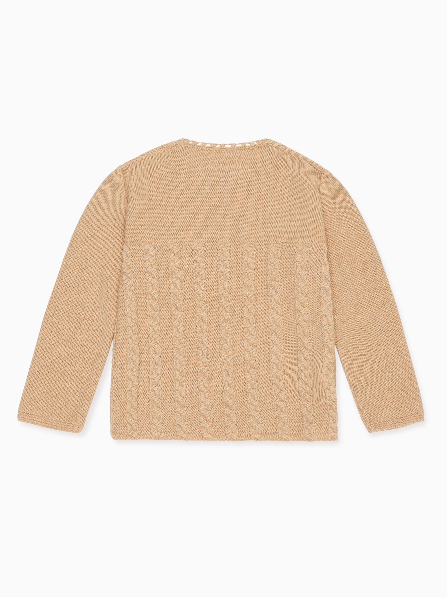 Camel Mela Merino Girl Cardigan