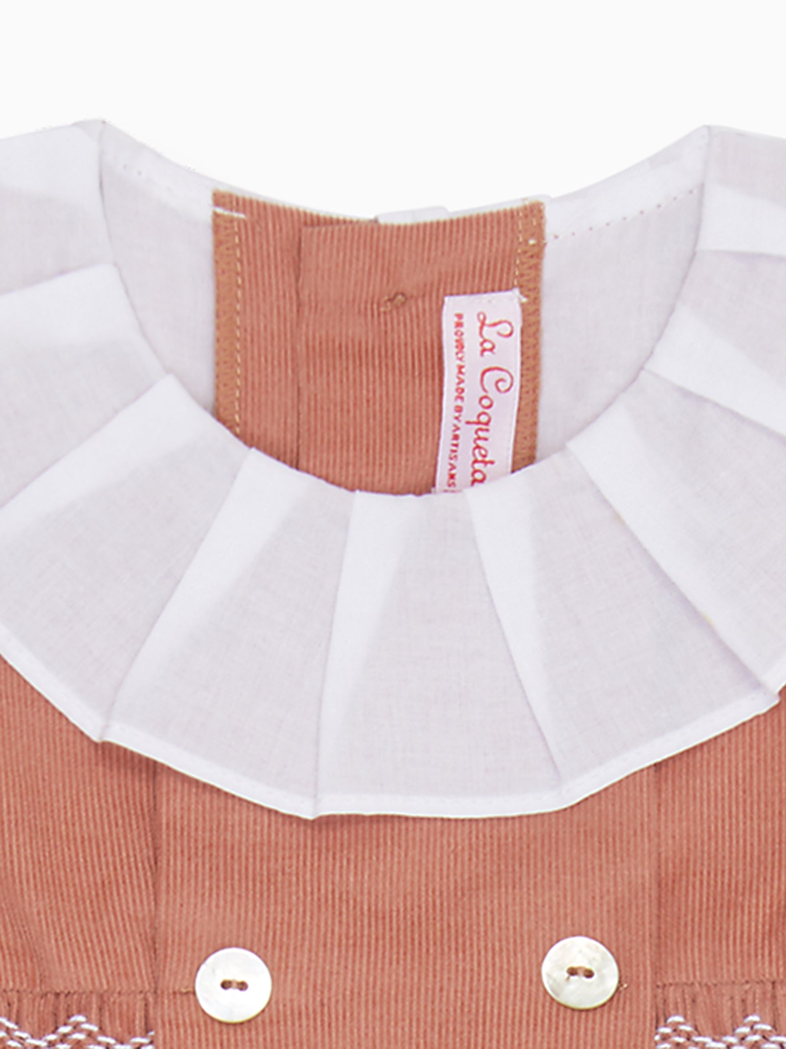 Pink Magdalena Girl Smock Dress