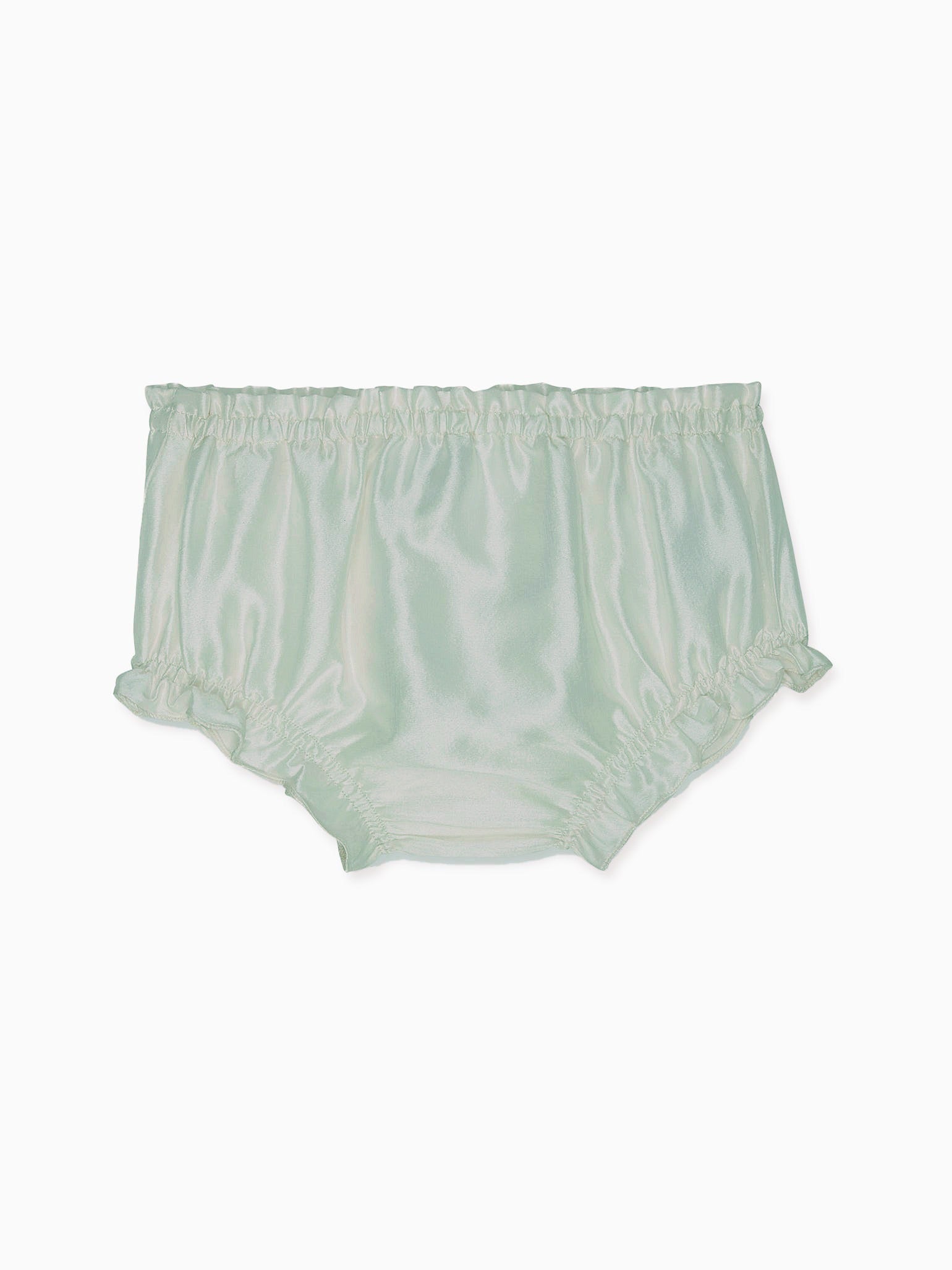 Sage Manon Silk Ceremony Baby Girl Bloomers