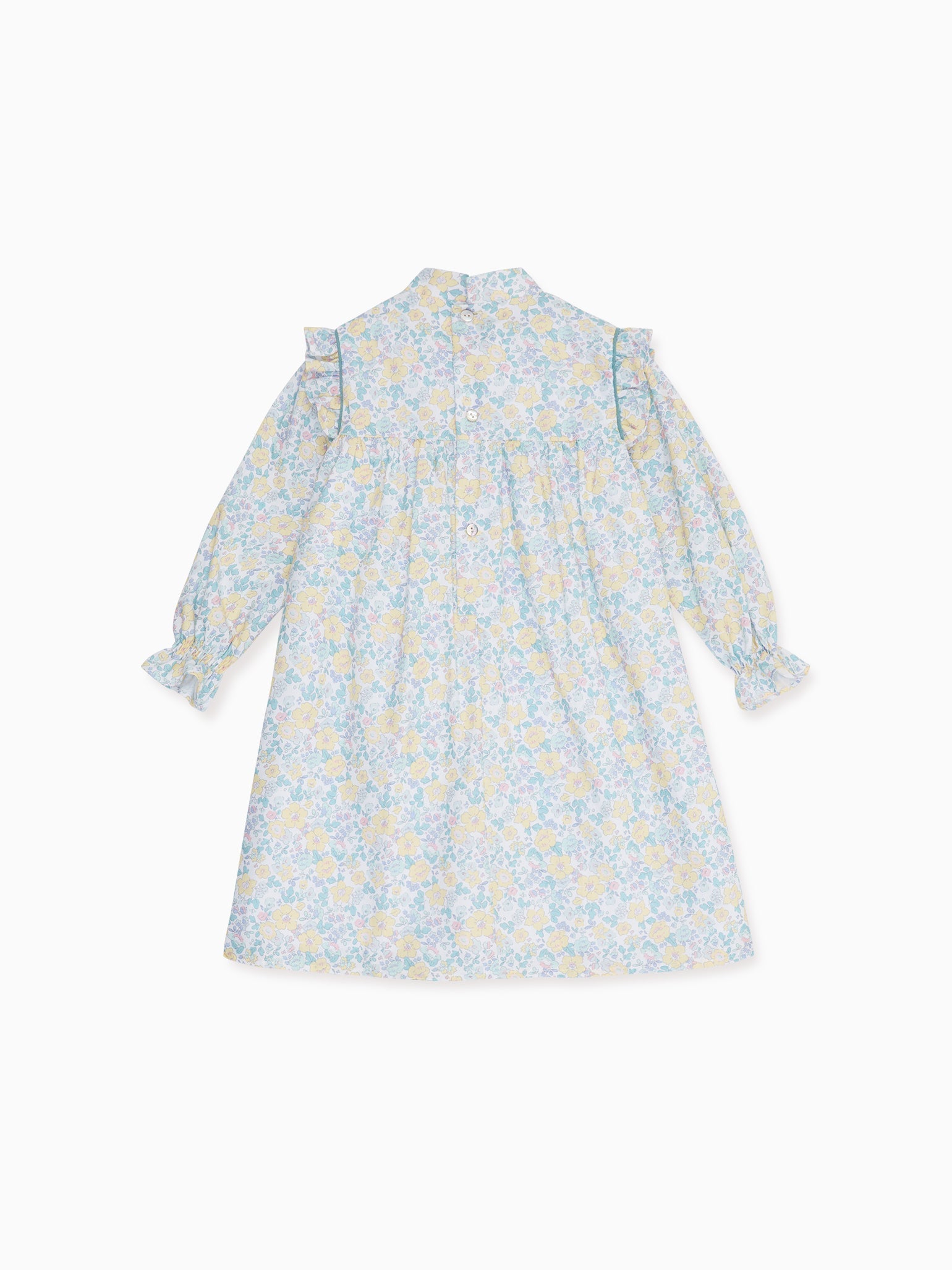 Yellow Floral Marinela Girl Empire Dress