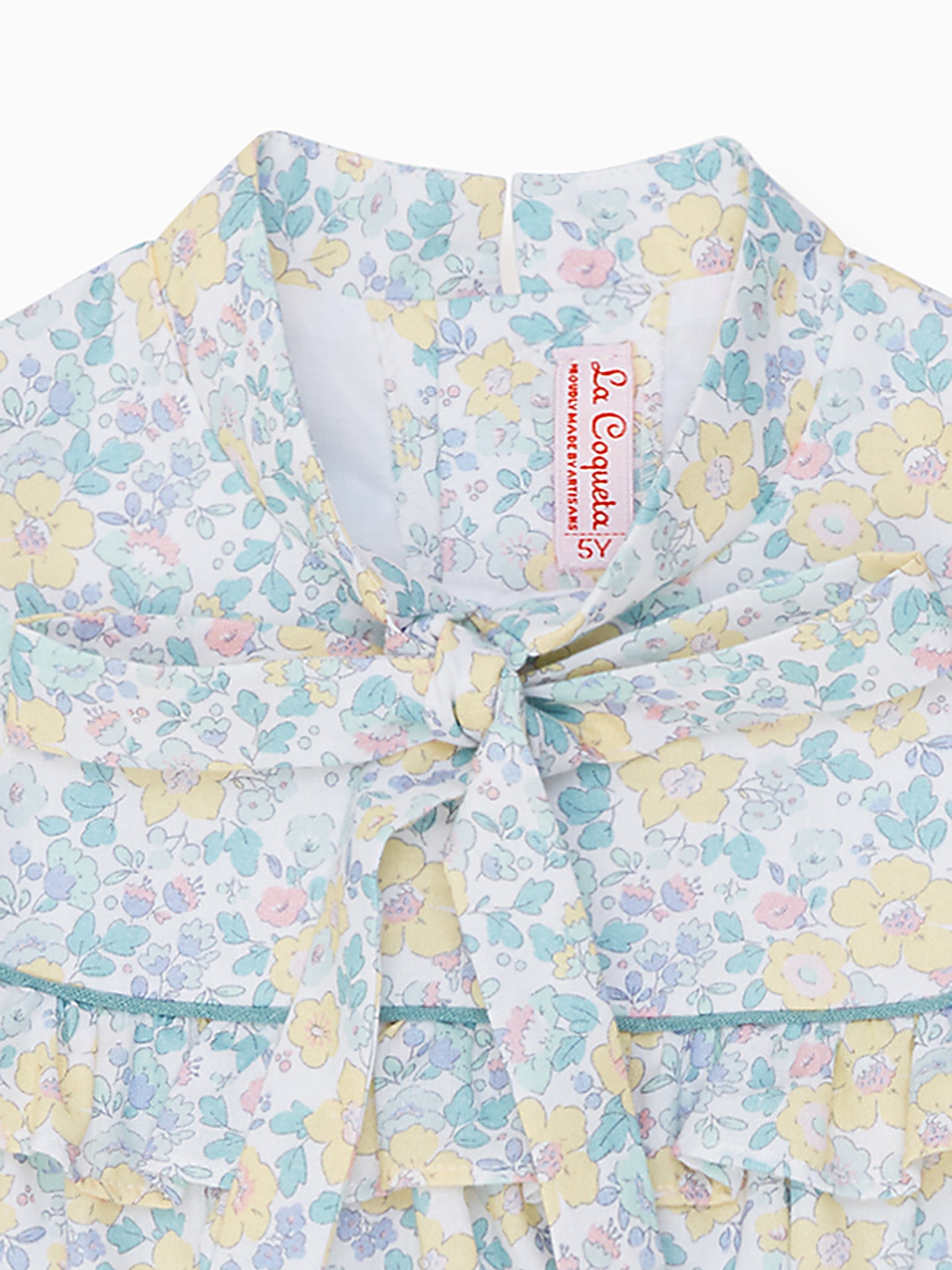 Yellow Floral Marinela Girl Empire Dress