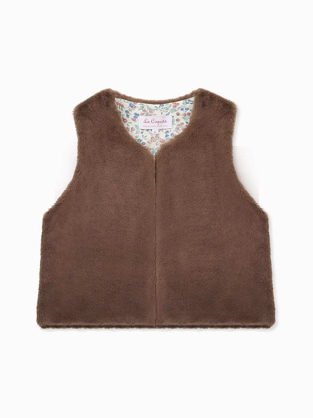 Brown Marisol Girl Gilet