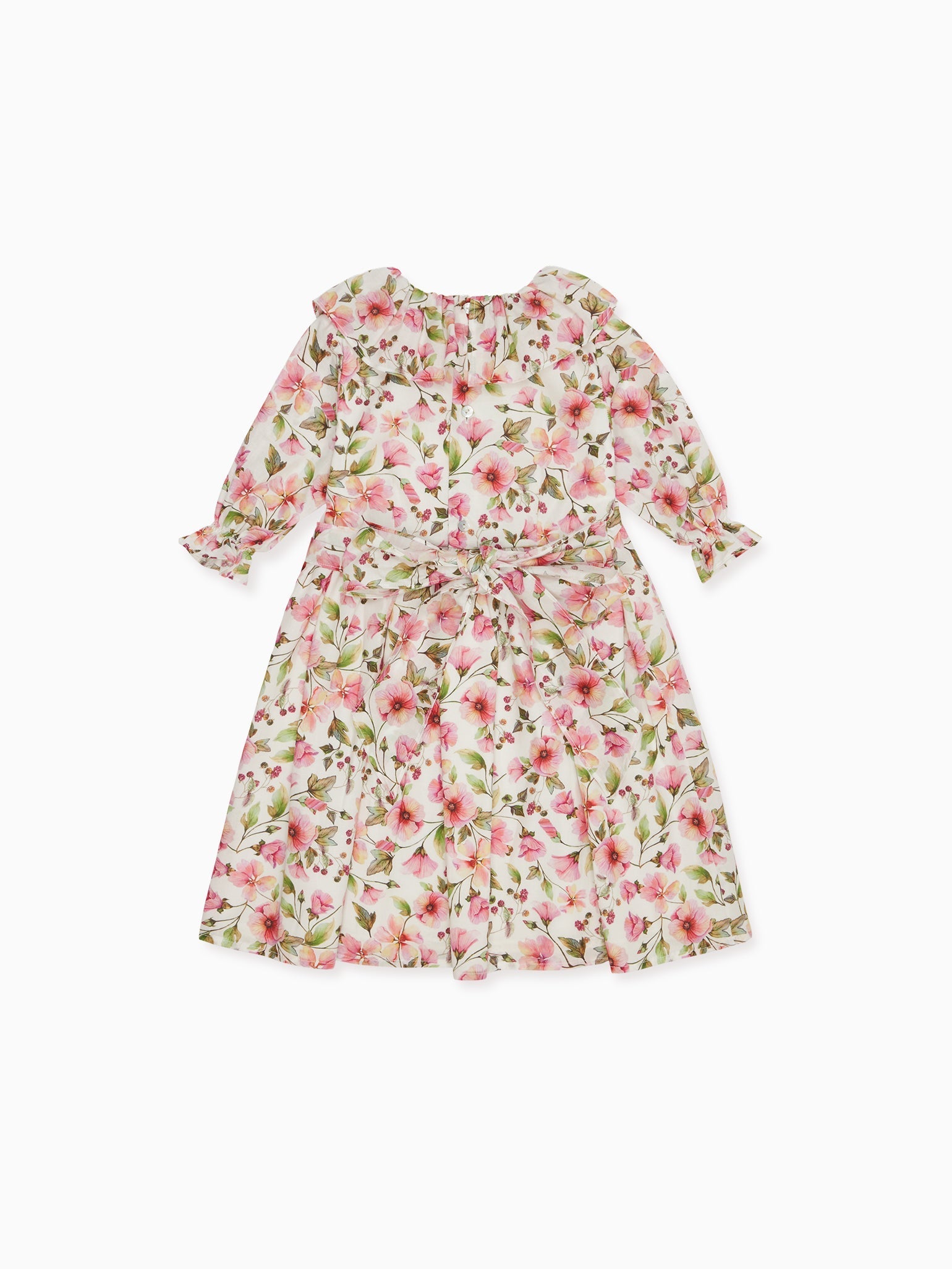 Pink Floral Martina Girl Fit And Flare Dress
