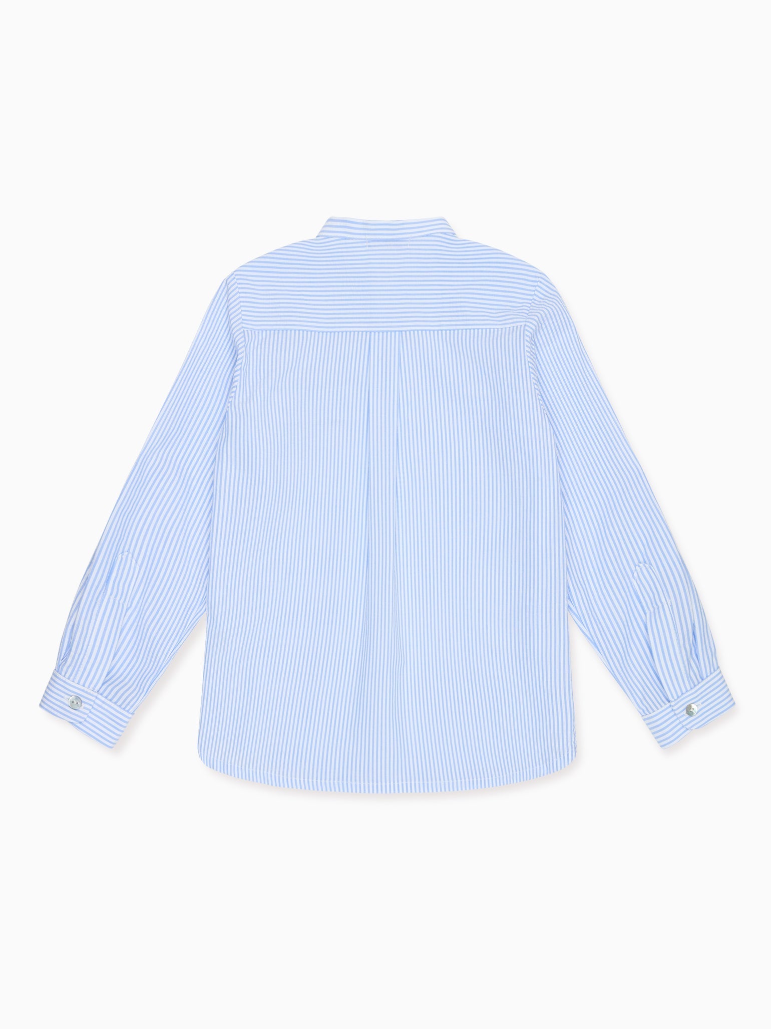 Blue Stripe Mateo Long Sleeve Boy Shirt