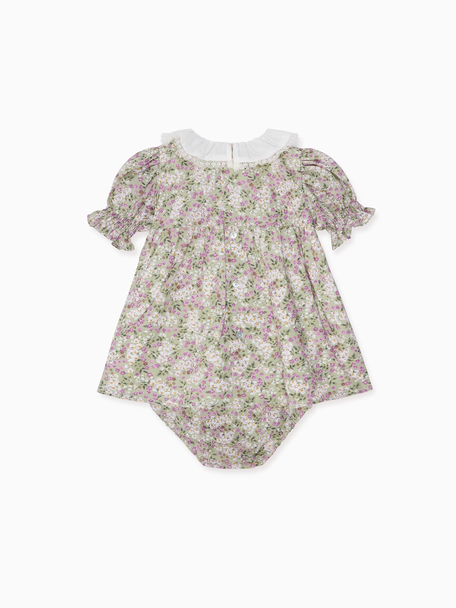 Green Floral Matilda Baby Girl Set
