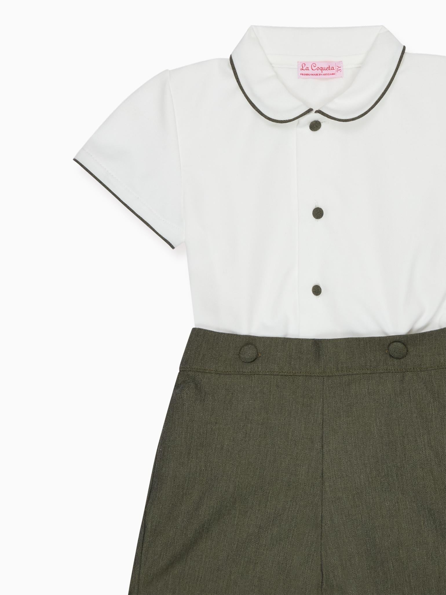 Green Mattia Baby Boy Set
