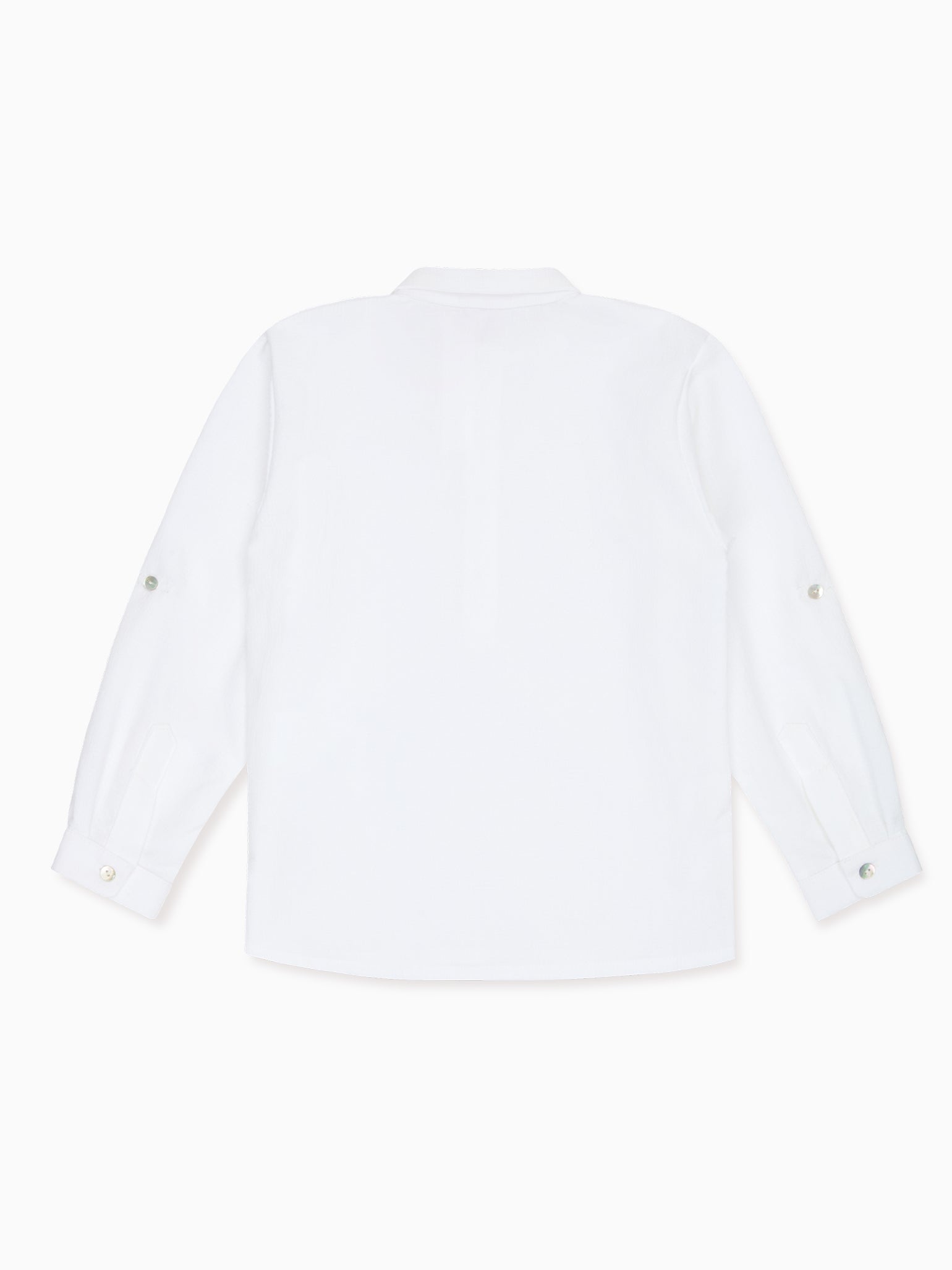White Gingham Miguel Long Sleeve Boy Shirt