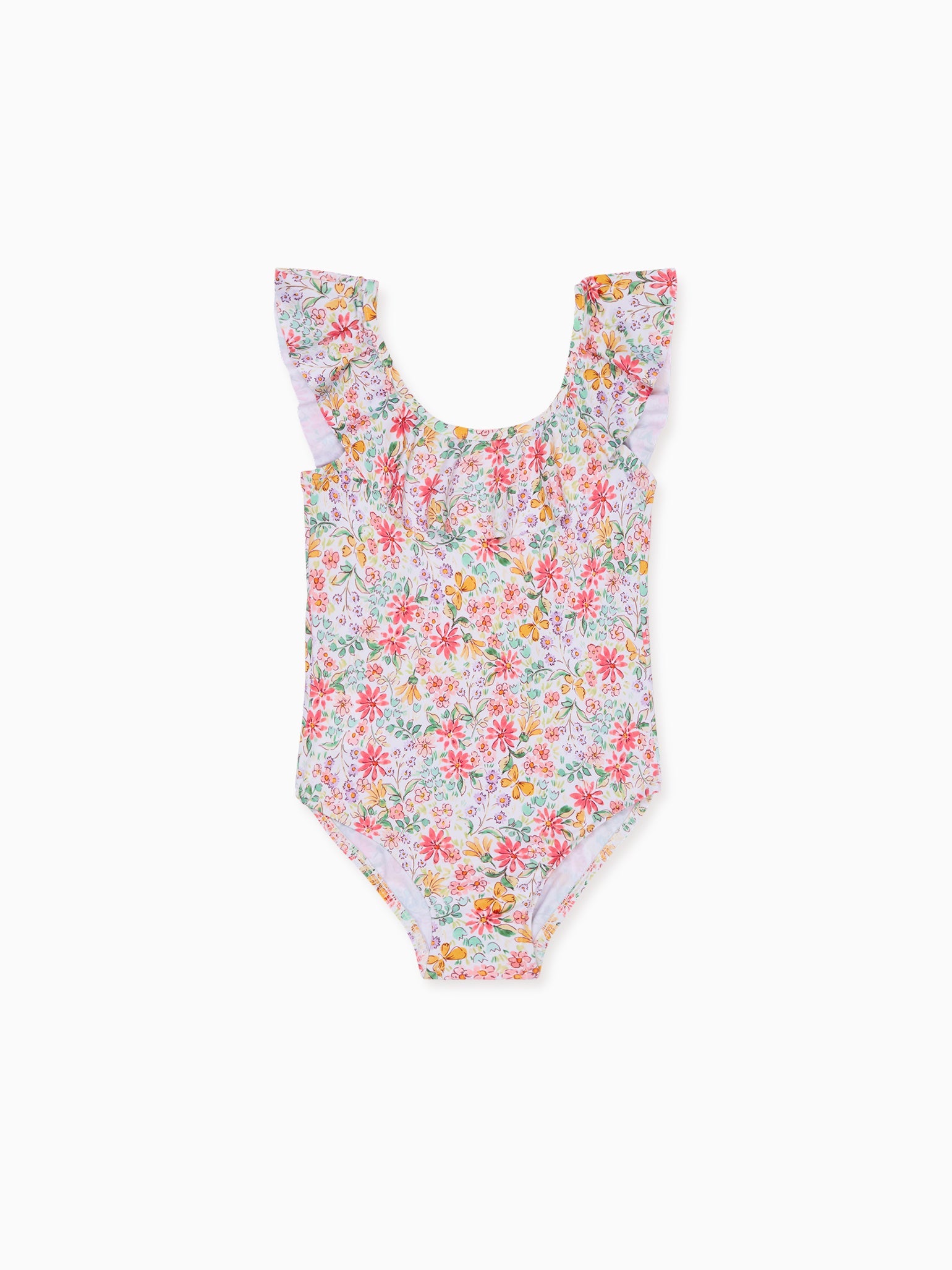 Pink Floral Mila Girl Swimsuit