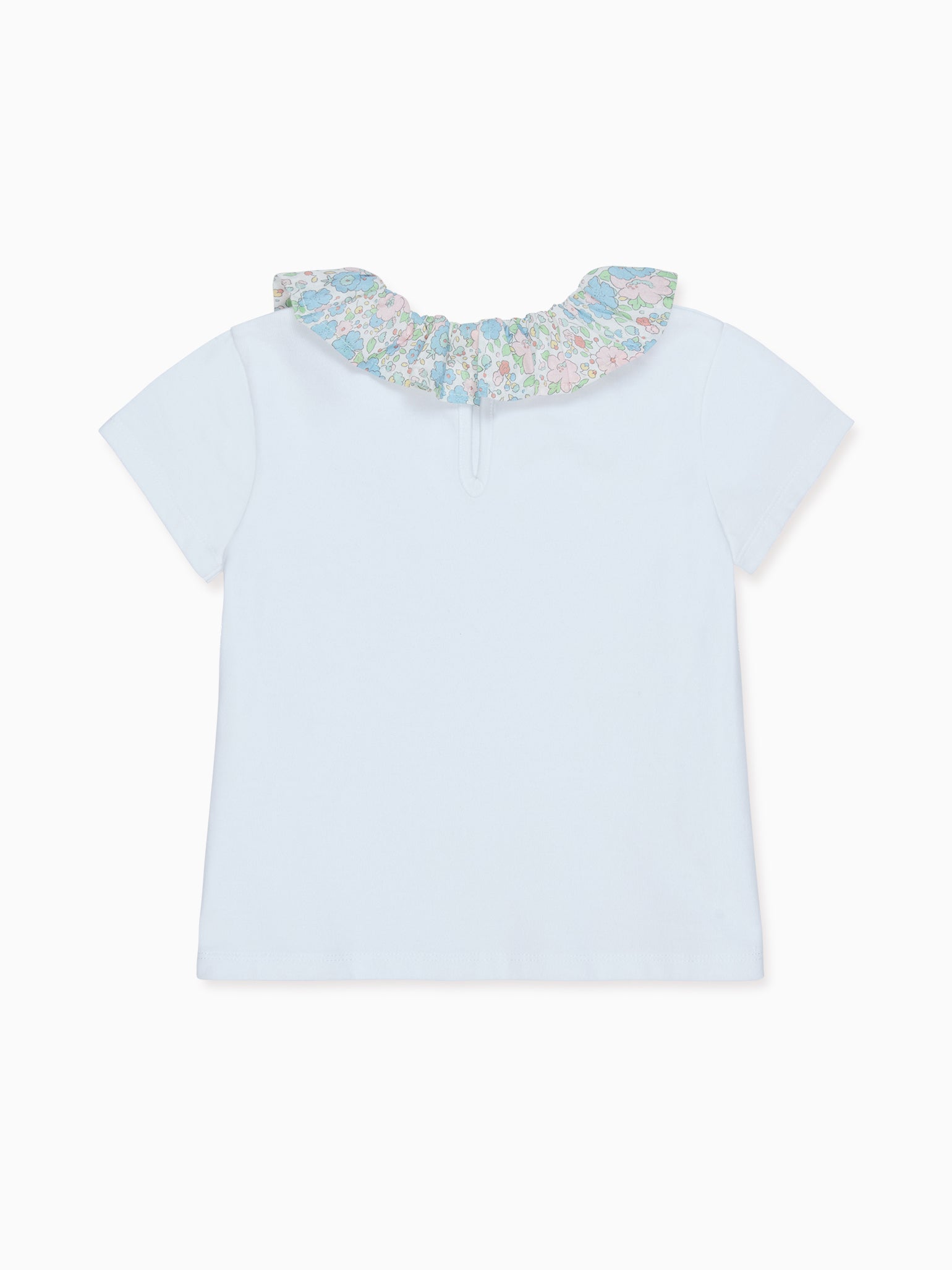 Aqua Floral Millie Baby Girl Top