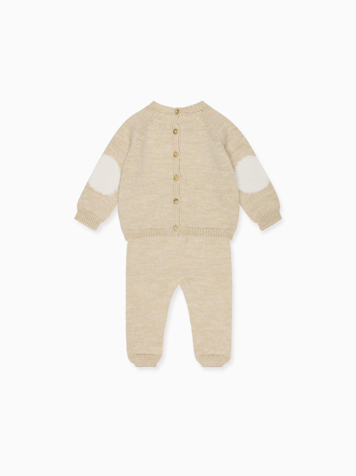 Oatmeal Mirlo Merino Baby Knitted Set