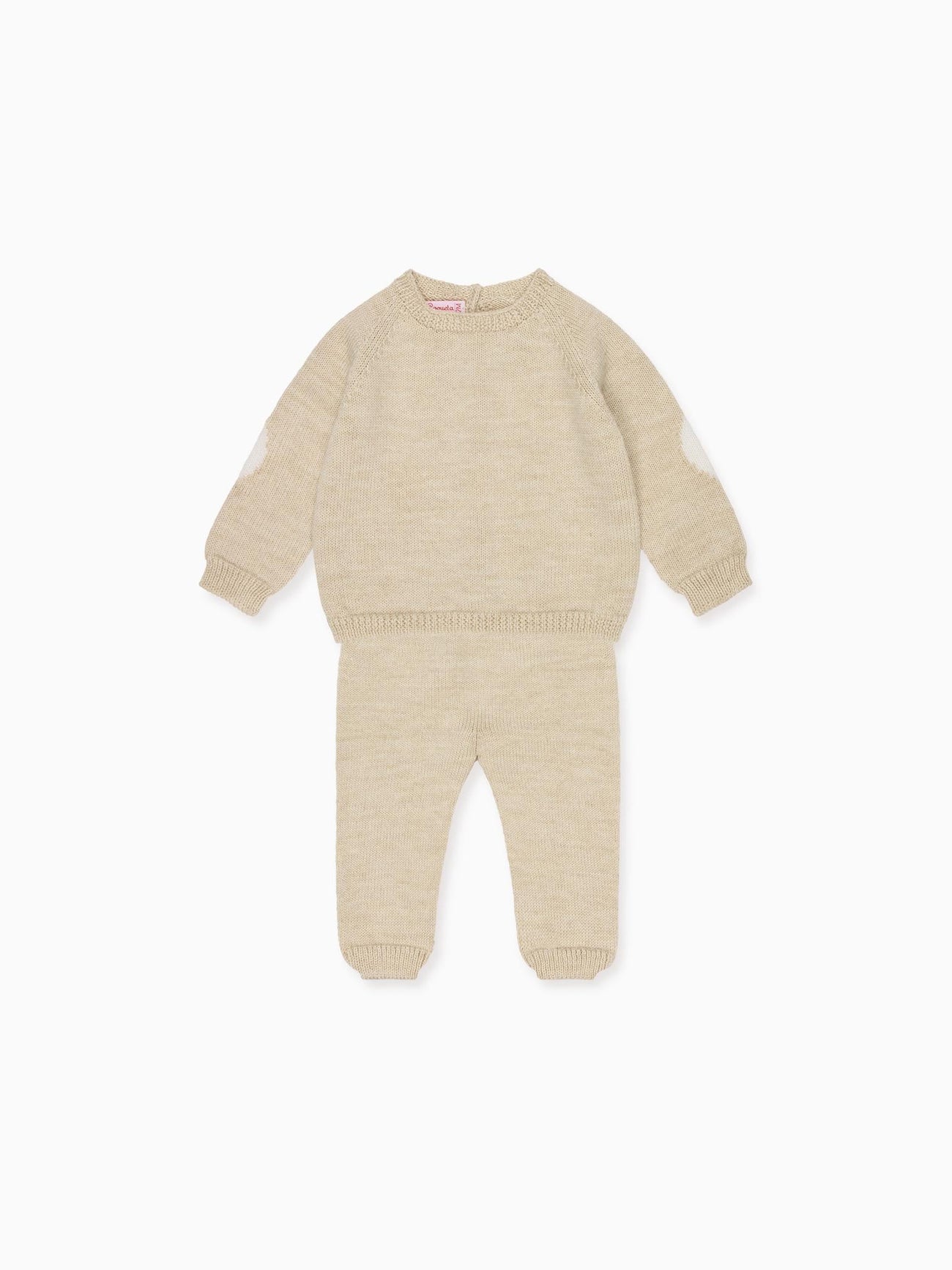 Oatmeal Mirlo Merino Baby Knitted Set